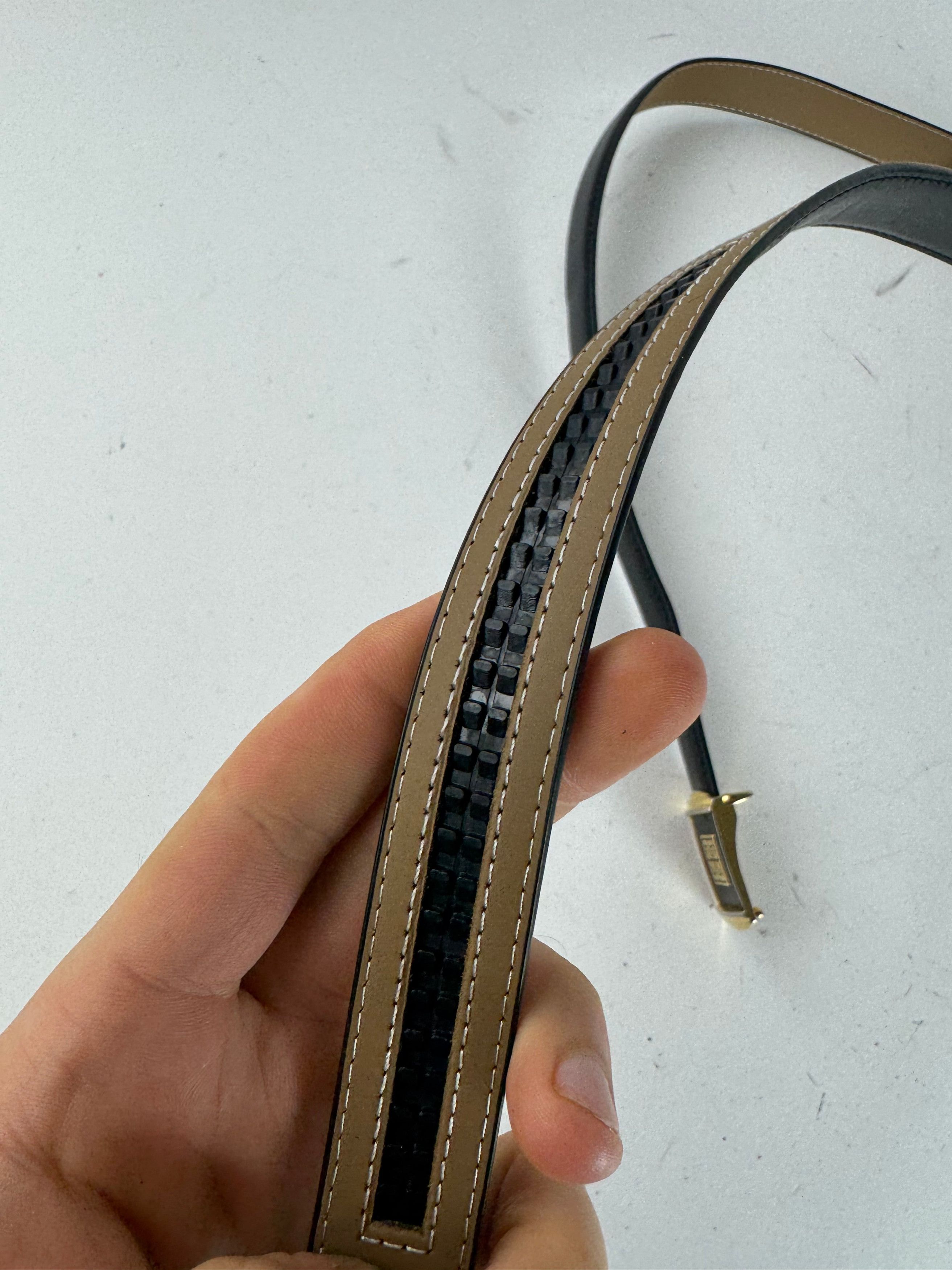 Givenchy Vintage Leather Belt black Size ONE SIZE - 7 Thumbnail