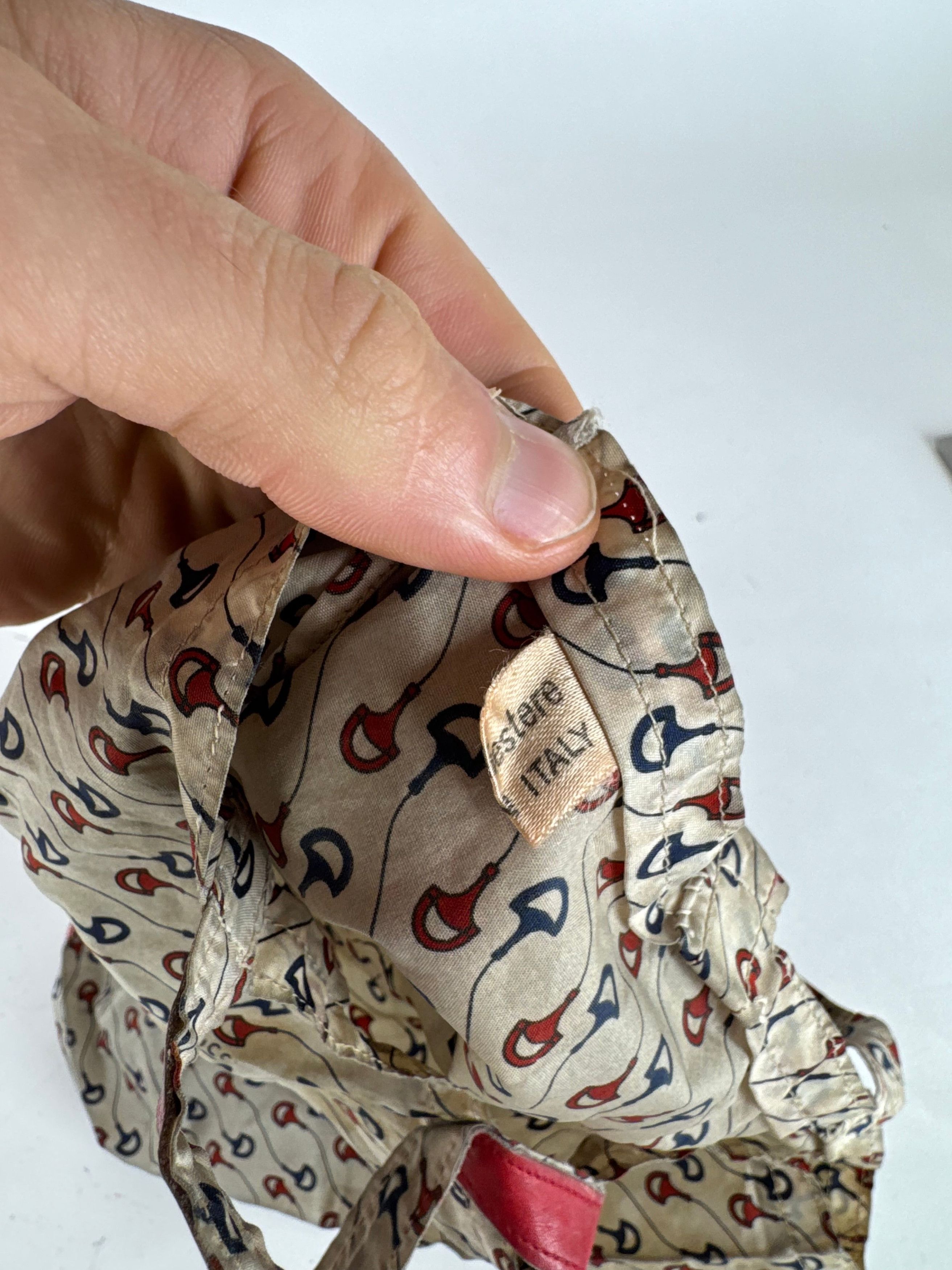 Gucci Vintage Foldable horsebit Monogram Tote Bag Beige Size ONE SIZE - 4 Thumbnail