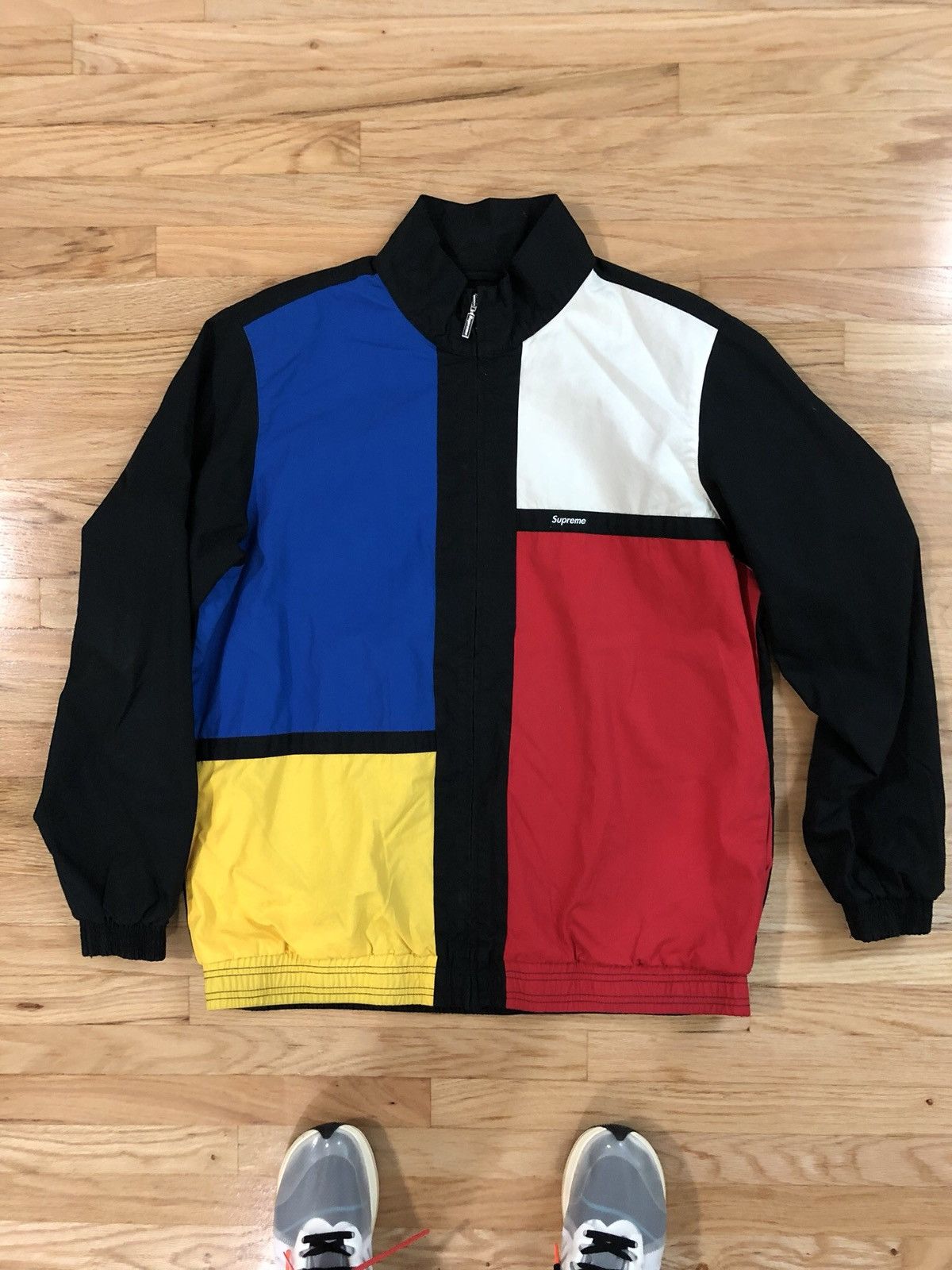 Supreme SUPREME “Mondrian” Jacket XL Color Blocked Track Jacket