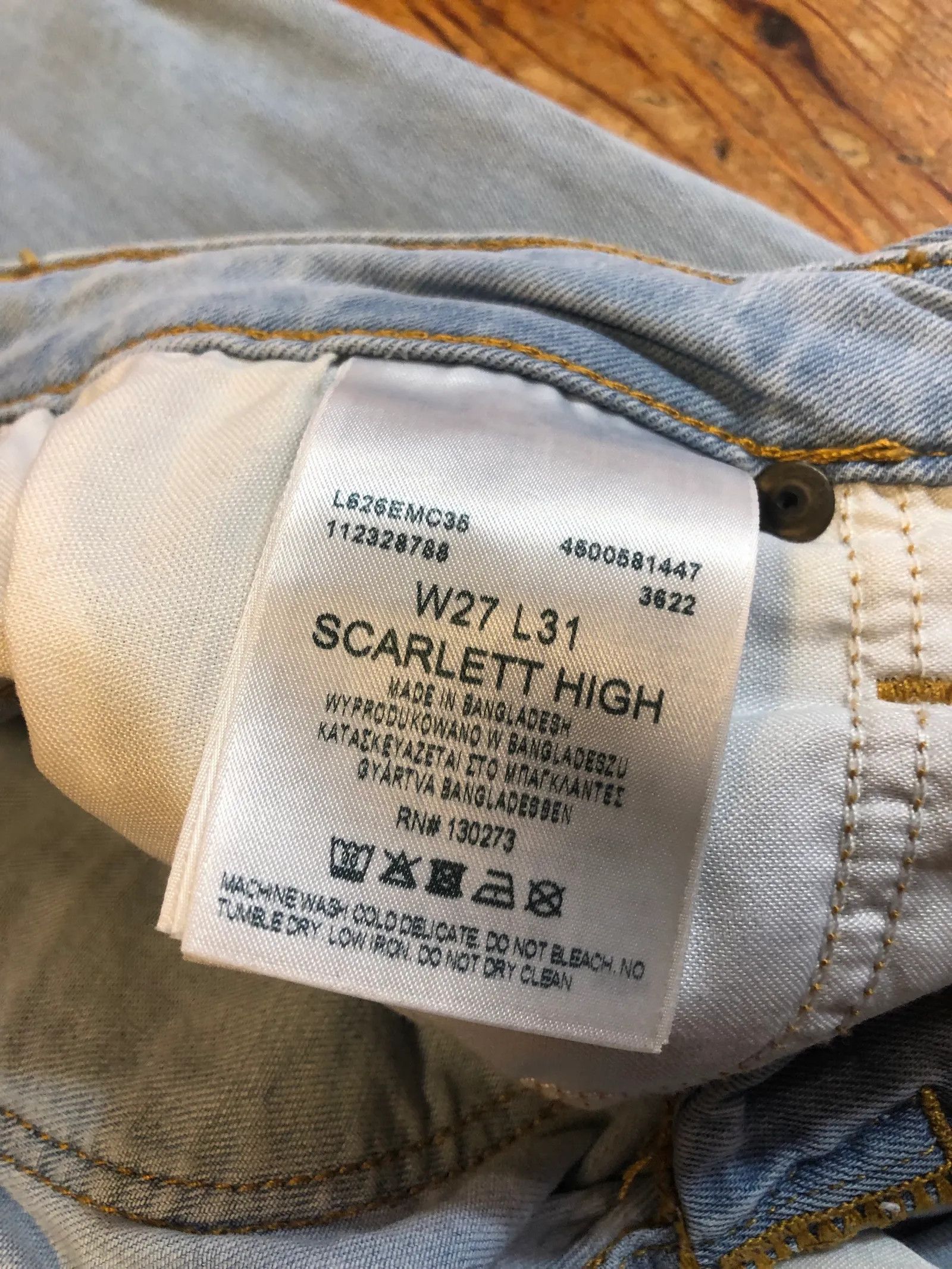 Lee Lee Scarlett high Jeans Size 31" - 7 Thumbnail