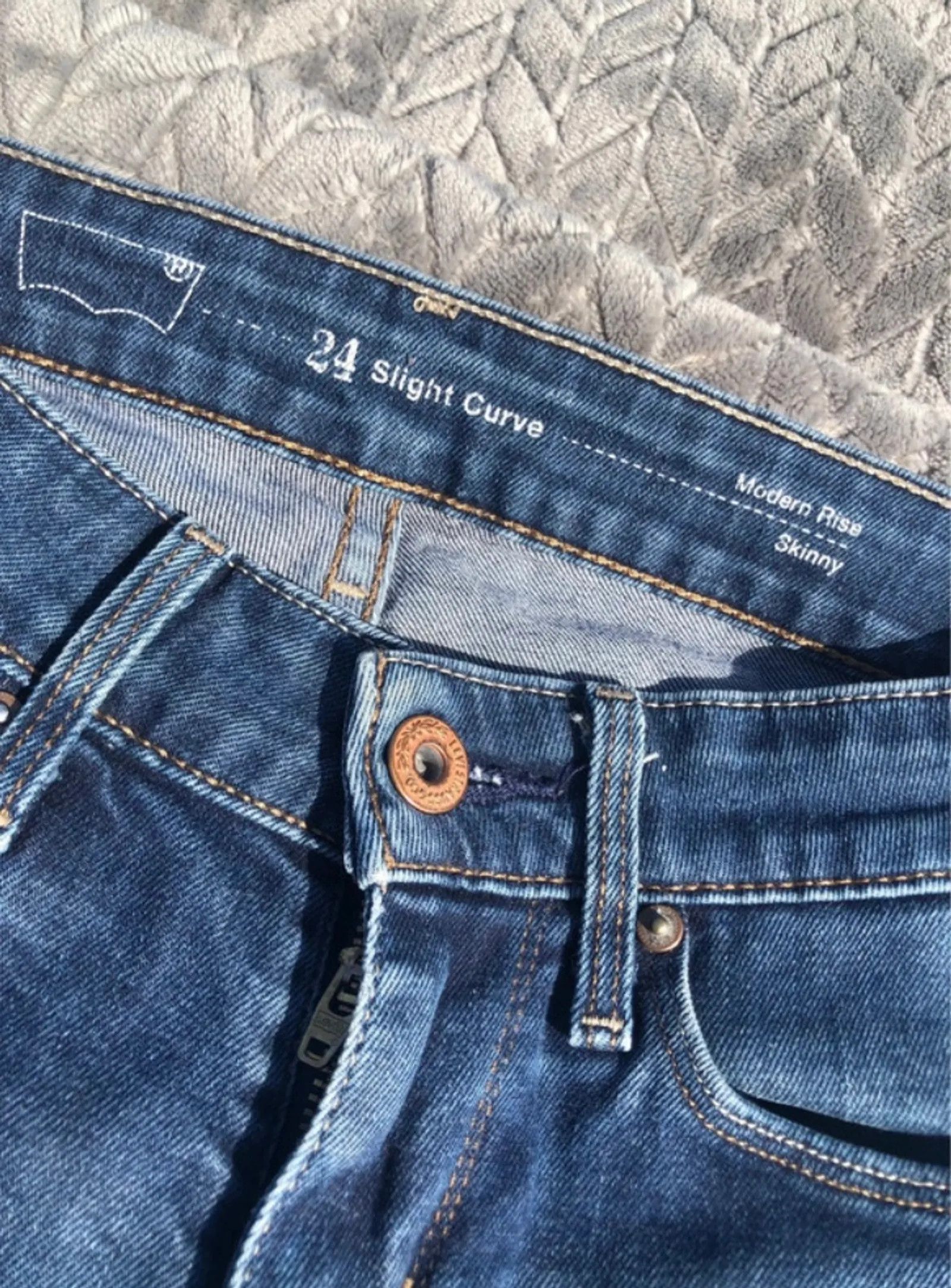 Levi's Levi's Slight Curve Jeans Size 24" / US 00 / IT 34 - 2 Thumbnail
