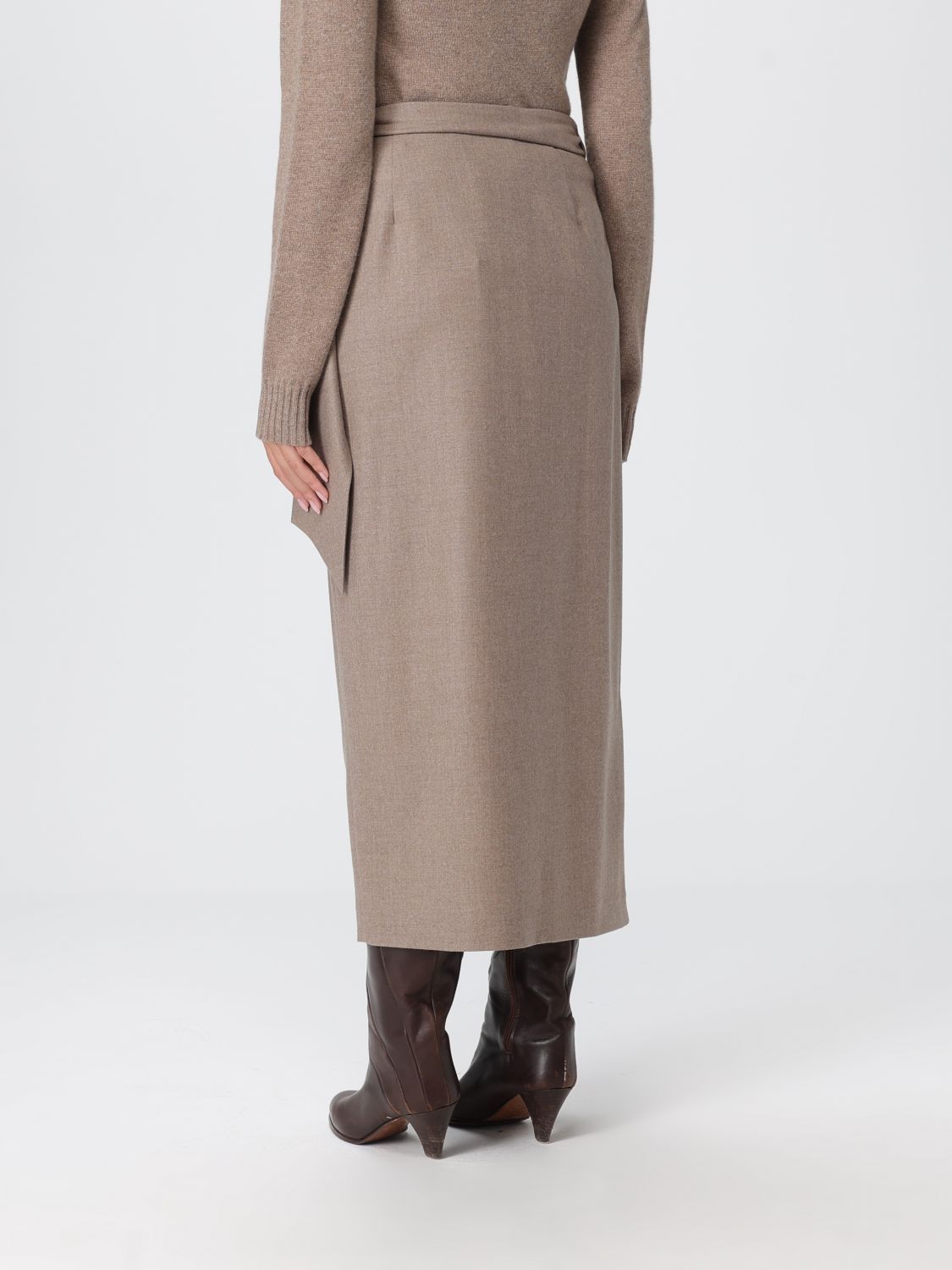 Max Mara Max Mara Skirt Woman Dove Grey Size 28" / US 6 / IT 42 - 3 Thumbnail