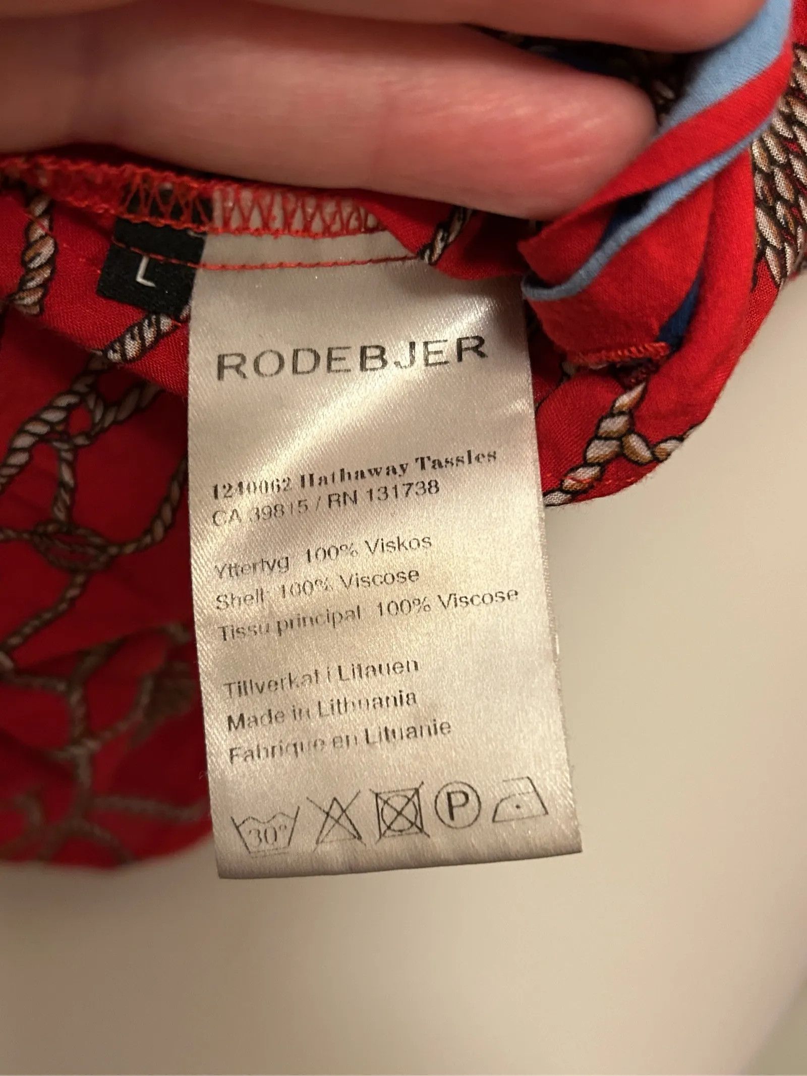 Rodebjer Rodebjer Hathaway tasels Shirt Size L / US 10 / IT 46 - 3 Thumbnail