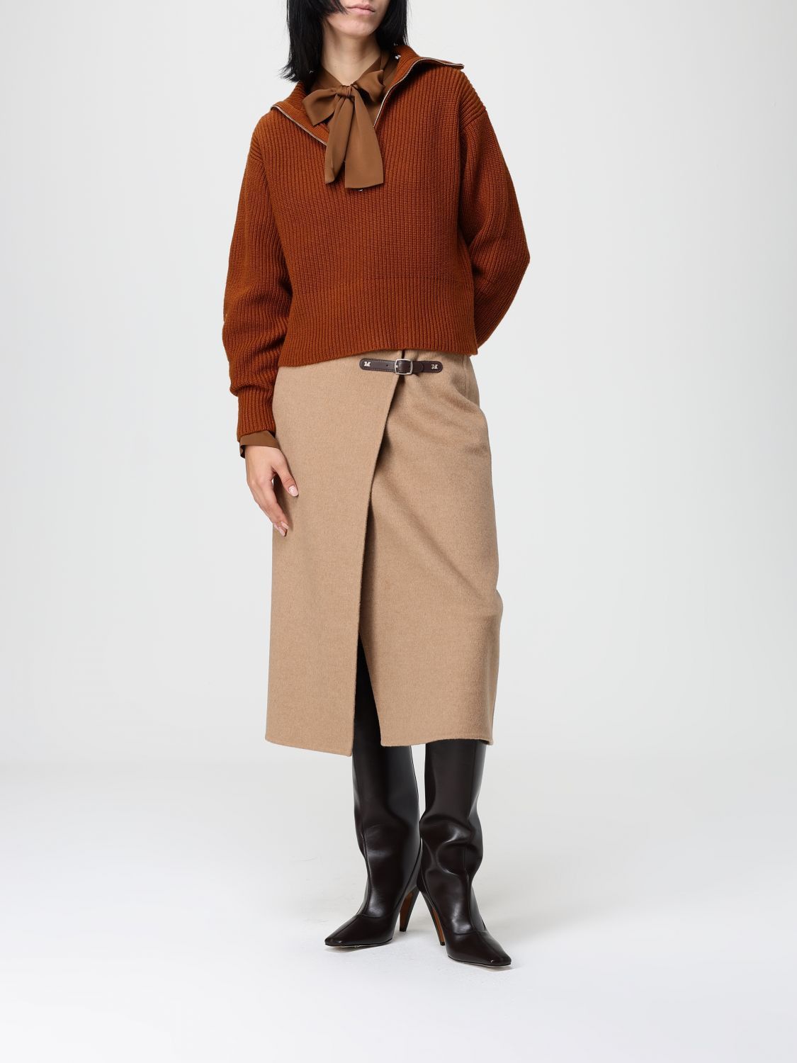 Max Mara Max Mara Shirt Woman Leather Size S / US 4 / IT 40 - 2 Thumbnail