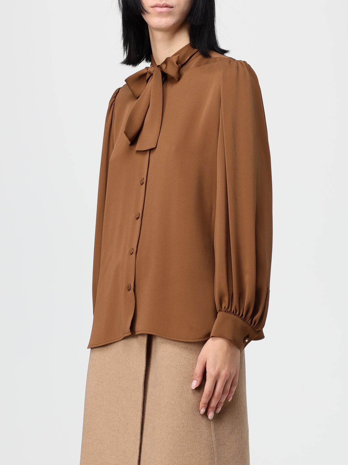 Max Mara Max Mara Shirt Woman Leather Size M / US 6-8 / IT 42-44 - 4 Thumbnail