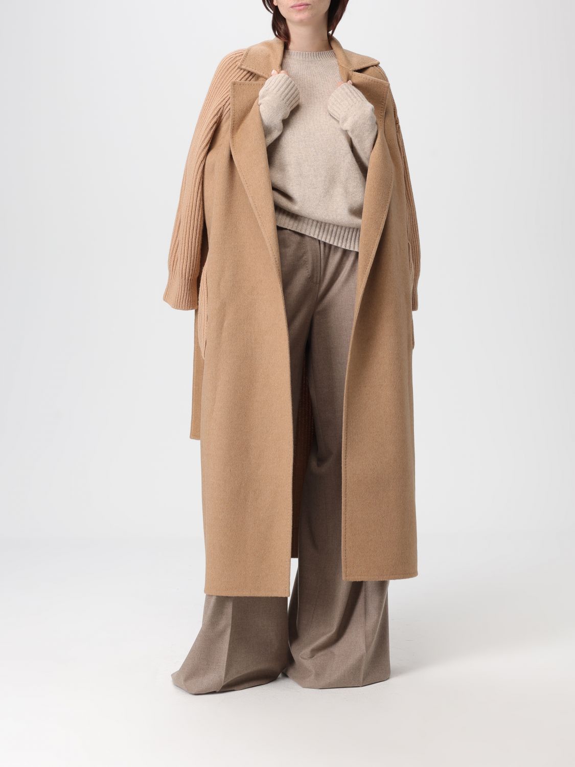 Max Mara Max Mara Sweater Woman Beige Size M / US 6-8 / IT 42-44 - 2 Thumbnail
