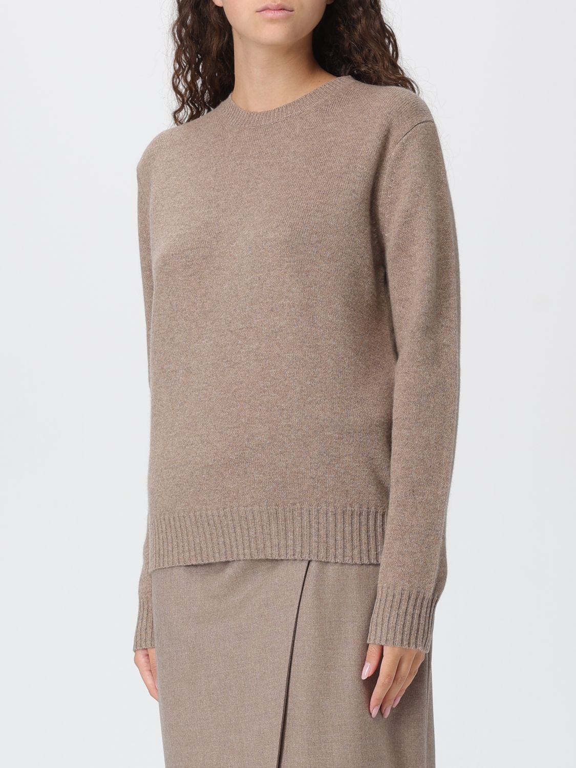 Max Mara Max Mara Sweater Woman Sand Size L / US 10 / IT 46 - 4 Thumbnail