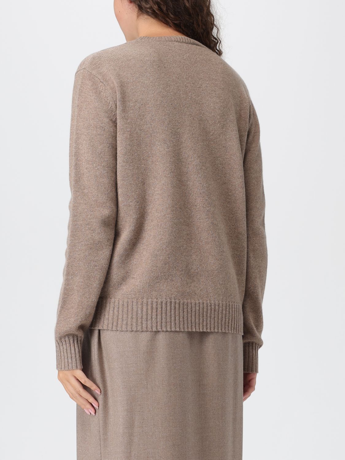 Max Mara Max Mara Sweater Woman Sand Size L / US 10 / IT 46 - 3 Thumbnail