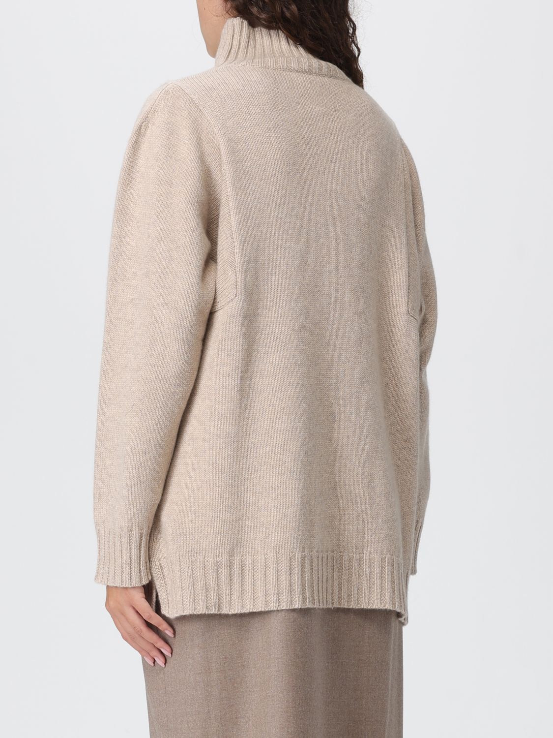 Max Mara Max Mara Sweater Woman Beige Size M / US 6-8 / IT 42-44 - 3 Thumbnail