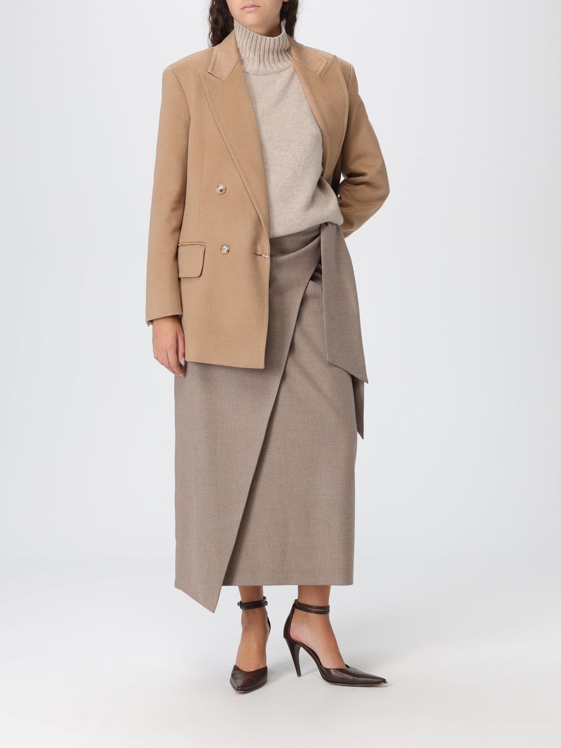 Max Mara Max Mara Sweater Woman Beige Size XS / US 0-2 / IT 36-38 - 2 Thumbnail