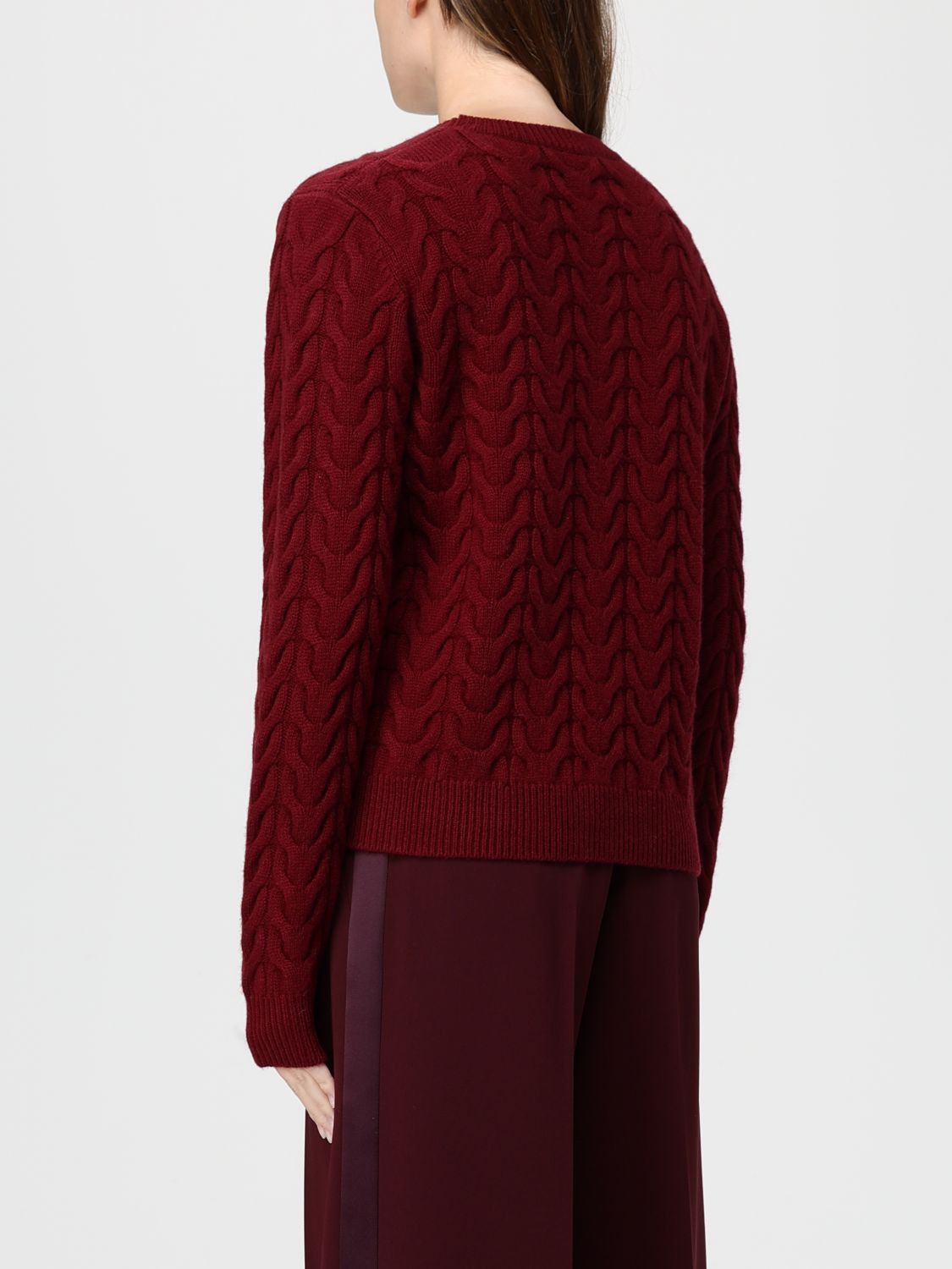 Max Mara Max Mara Sweater Woman Red Size L / US 10 / IT 46 - 3 Thumbnail