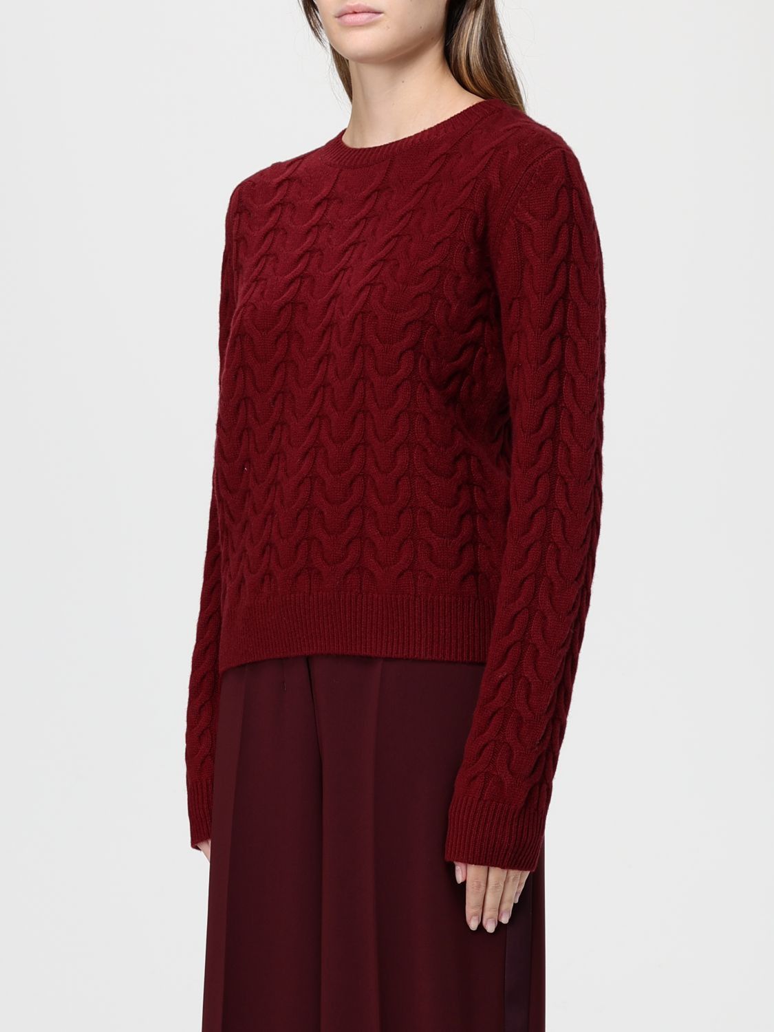 Max Mara Max Mara Sweater Woman Red Size L / US 10 / IT 46 - 4 Thumbnail