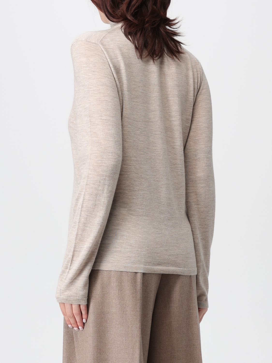 Max Mara Max Mara Sweater Woman Beige Size XL / US 12-14 / IT 48-50 - 3 Thumbnail