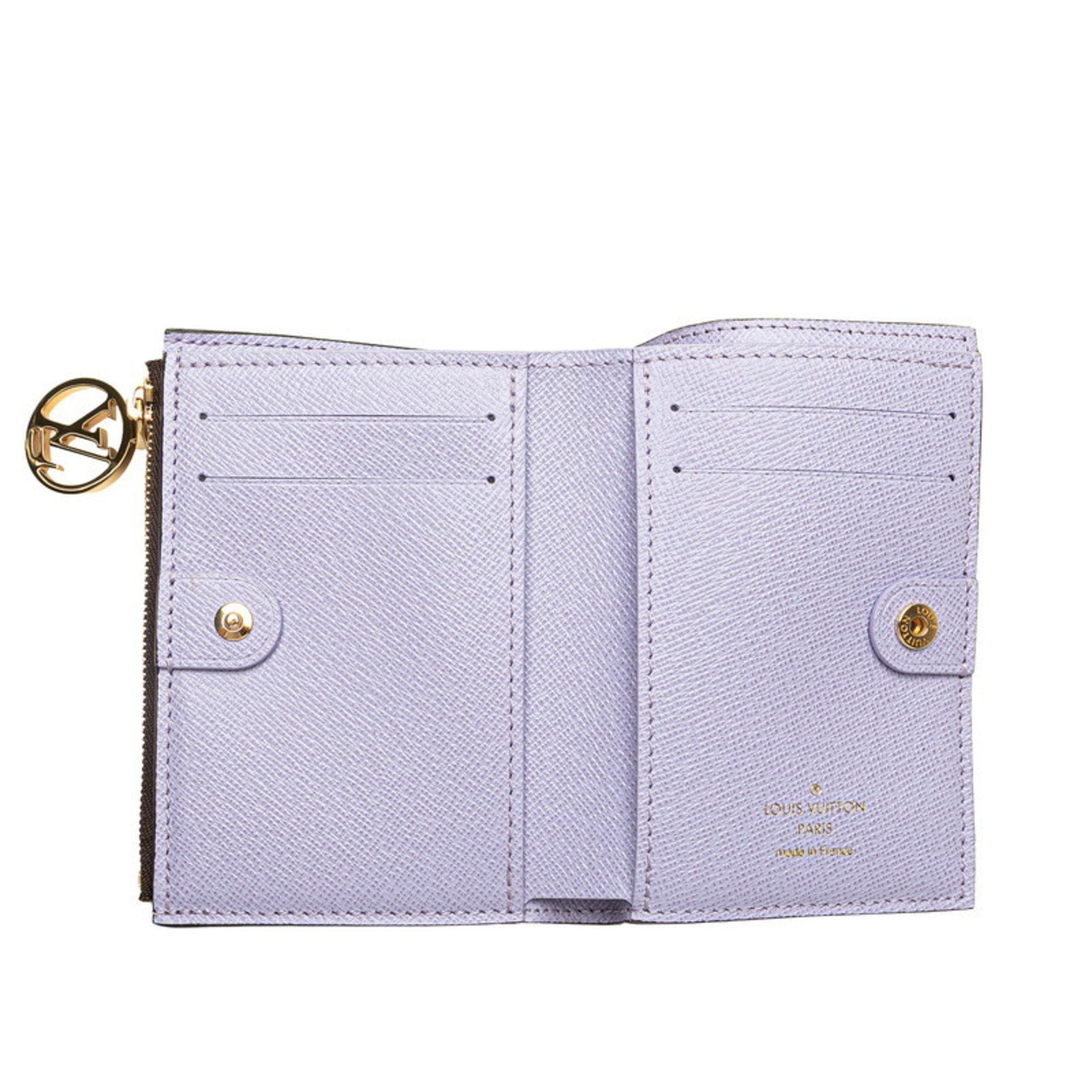 Louis Vuitton Louis Vuitton Monogram Portefeuille Lisa Bifold Wallet M82415 Brown Leather Women's LOUIS VUITTON Size ONE SIZE - 6 Thumbnail