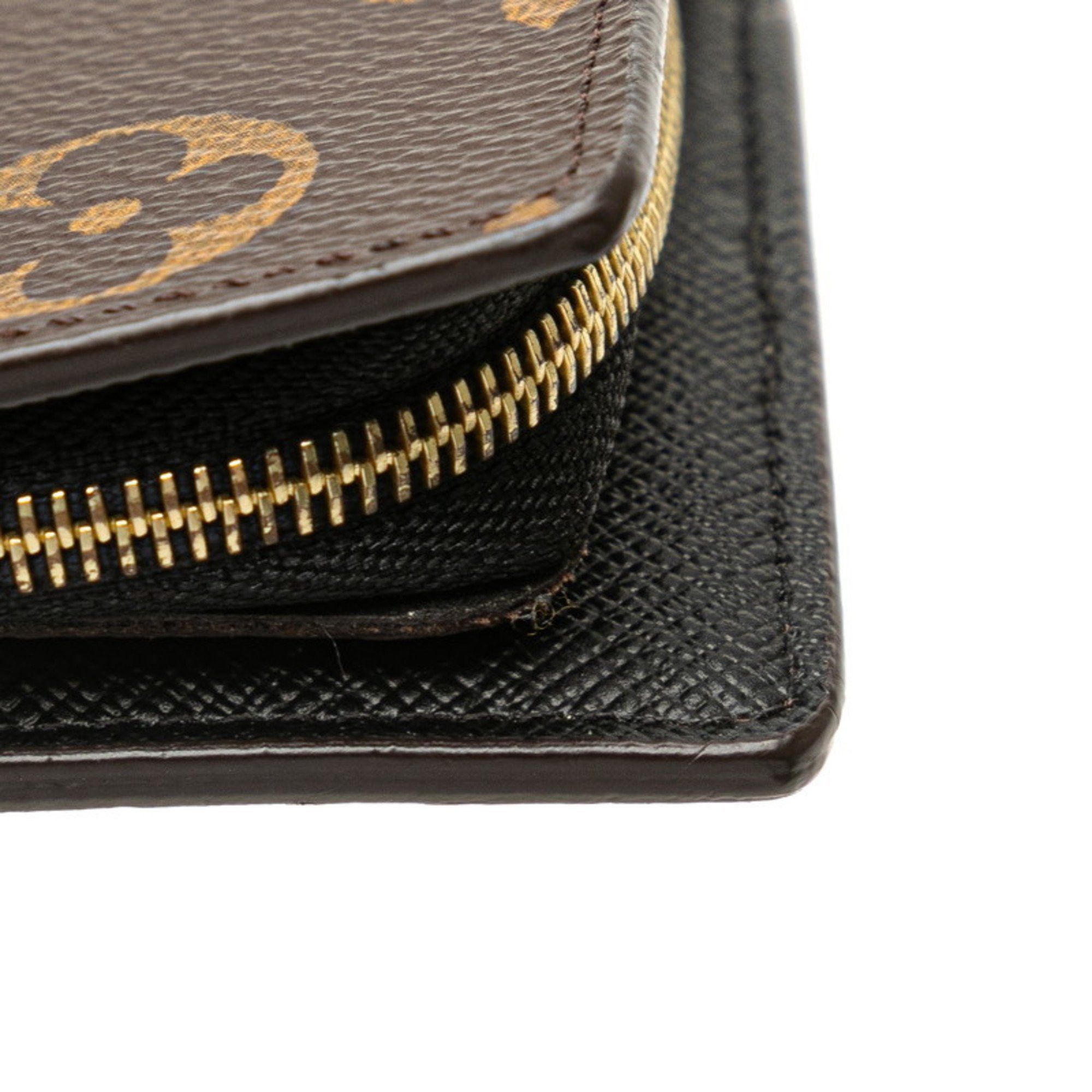 Louis Vuitton Louis Vuitton Monogram Giant Reverse Portefeuille Juliet Bifold Wallet M69432 Brown Leather Women's LOUIS VUITTON Size ONE SIZE - 7 Thumbnail