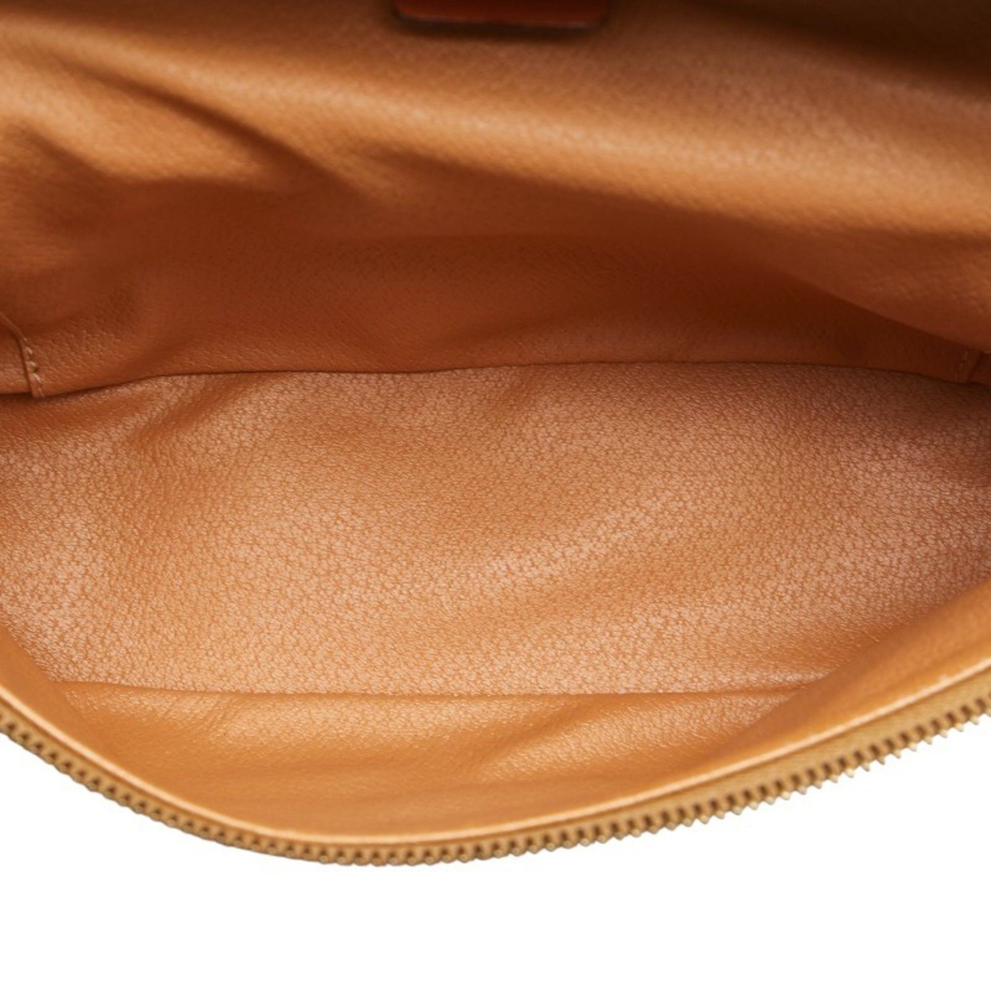 Celine Celine Macadam handbag vanity bag brown leather women's CELINE Size ONE SIZE - 10 Thumbnail
