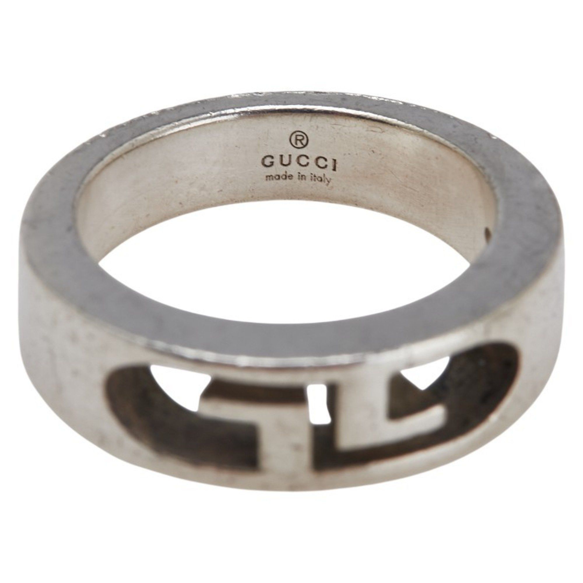 Gucci Gucci GG Ring #11 SV925 Silver Men's GUCCI Size ONE SIZE - 6 Thumbnail