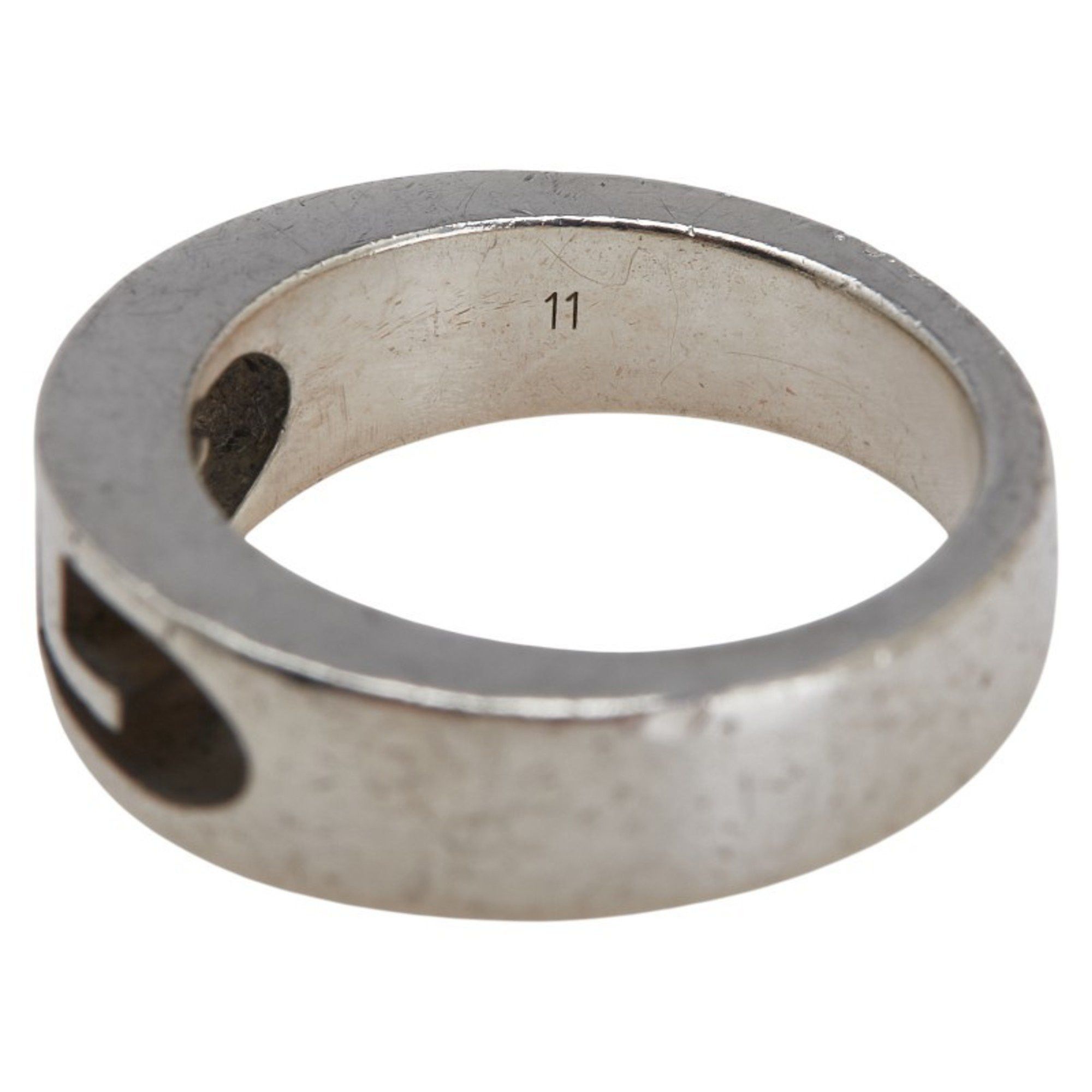 Gucci Gucci GG Ring #11 SV925 Silver Men's GUCCI Size ONE SIZE - 8 Thumbnail