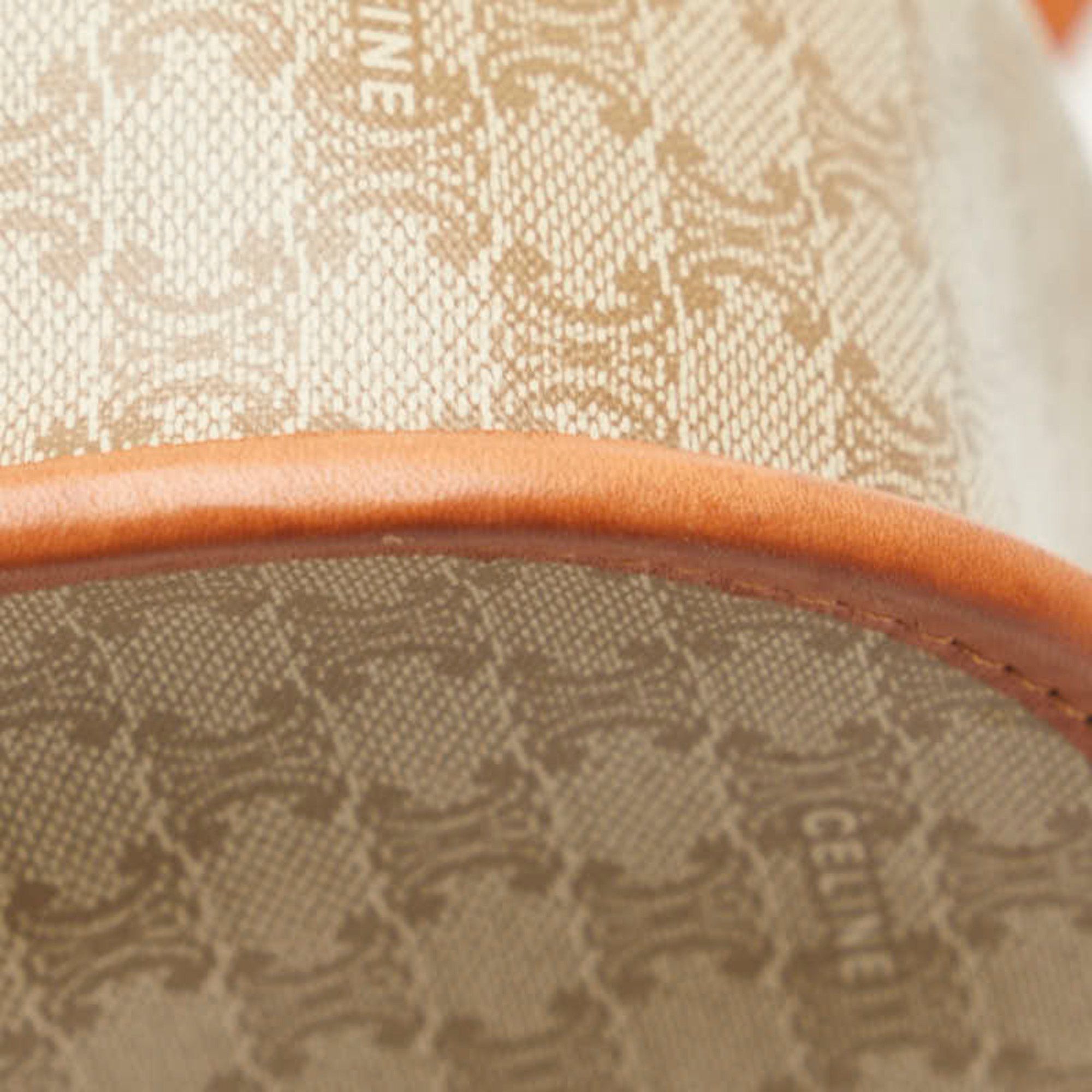 Celine Celine Macadam Crossbody Shoulder Bag in Beige and Brown Leather for Women Size ONE SIZE - 6 Thumbnail