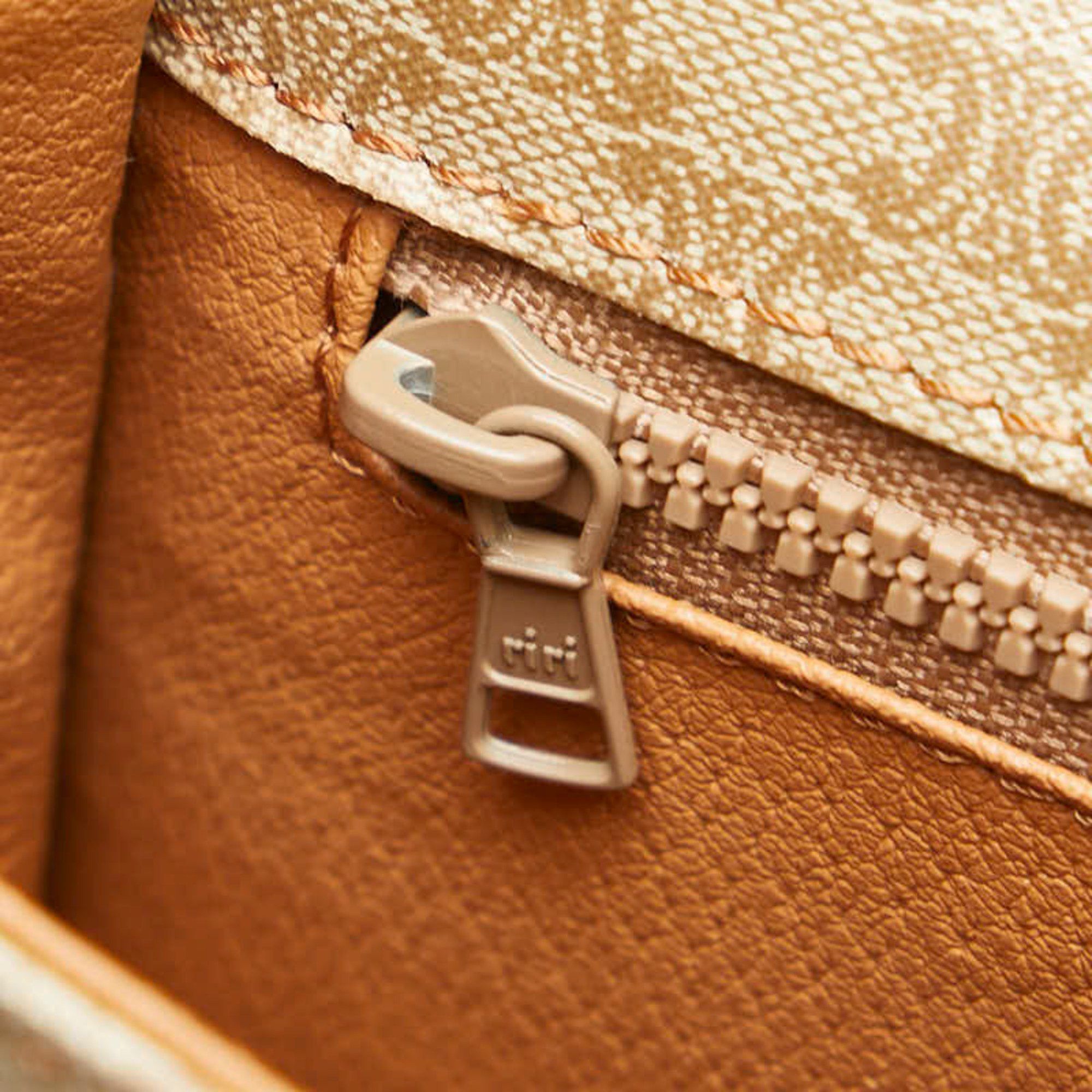 Celine Celine Macadam Crossbody Shoulder Bag in Beige and Brown Leather for Women Size ONE SIZE - 12 Thumbnail