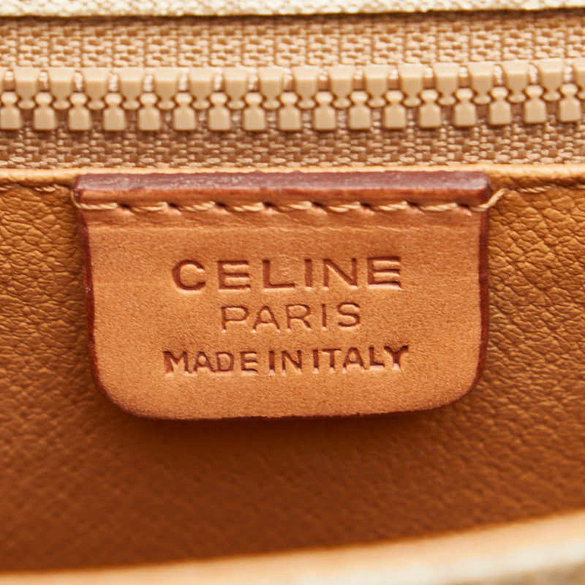 Celine Celine Macadam Crossbody Shoulder Bag in Beige and Brown Leather for Women Size ONE SIZE - 13 Thumbnail