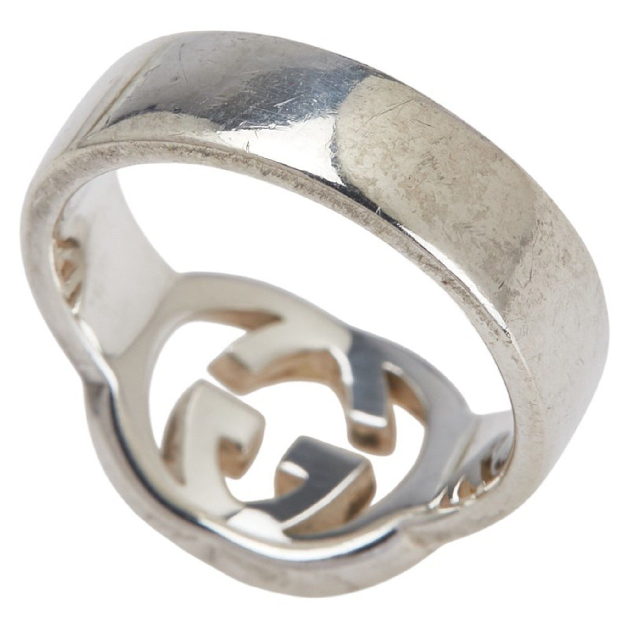 Gucci Gucci Interlocking G Ring #11 SV925 Silver Women's GUCCI Size ONE SIZE - 5 Thumbnail