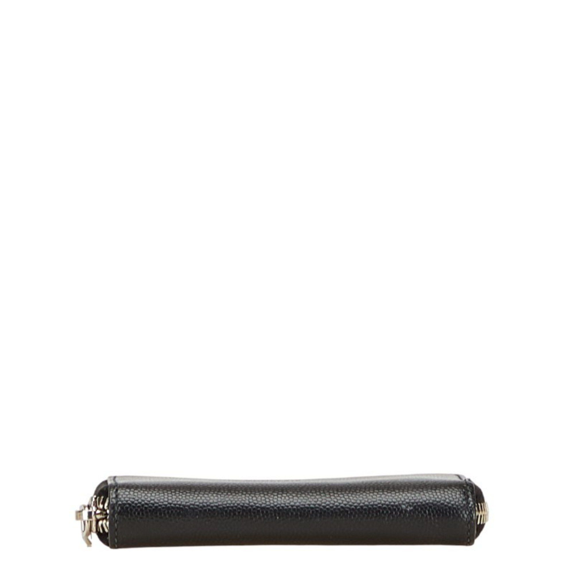 Saint Laurent Paris Saint Laurent 506522 Women's Leather Coin Purse/coin Case Black Size ONE SIZE - 3 Thumbnail
