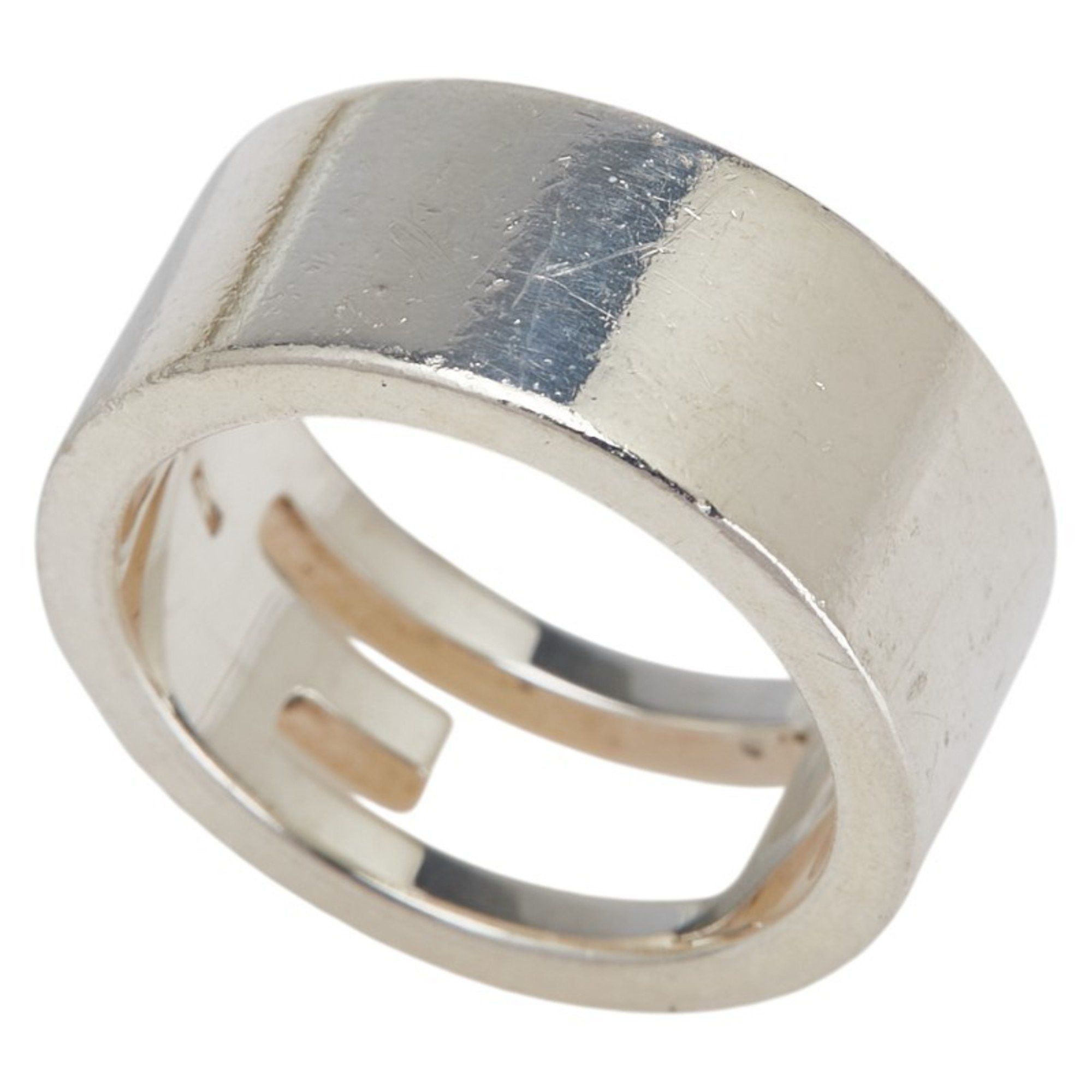 Gucci Gucci Branded G Ring #8 SV925 Silver Men's GUCCI Size ONE SIZE - 5 Thumbnail
