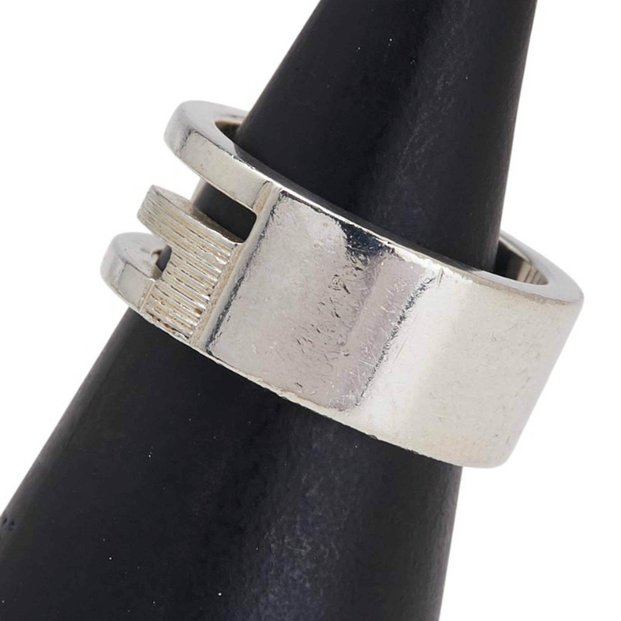 Gucci Gucci Branded G Ring #8 SV925 Silver Men's GUCCI Size ONE SIZE - 3 Thumbnail