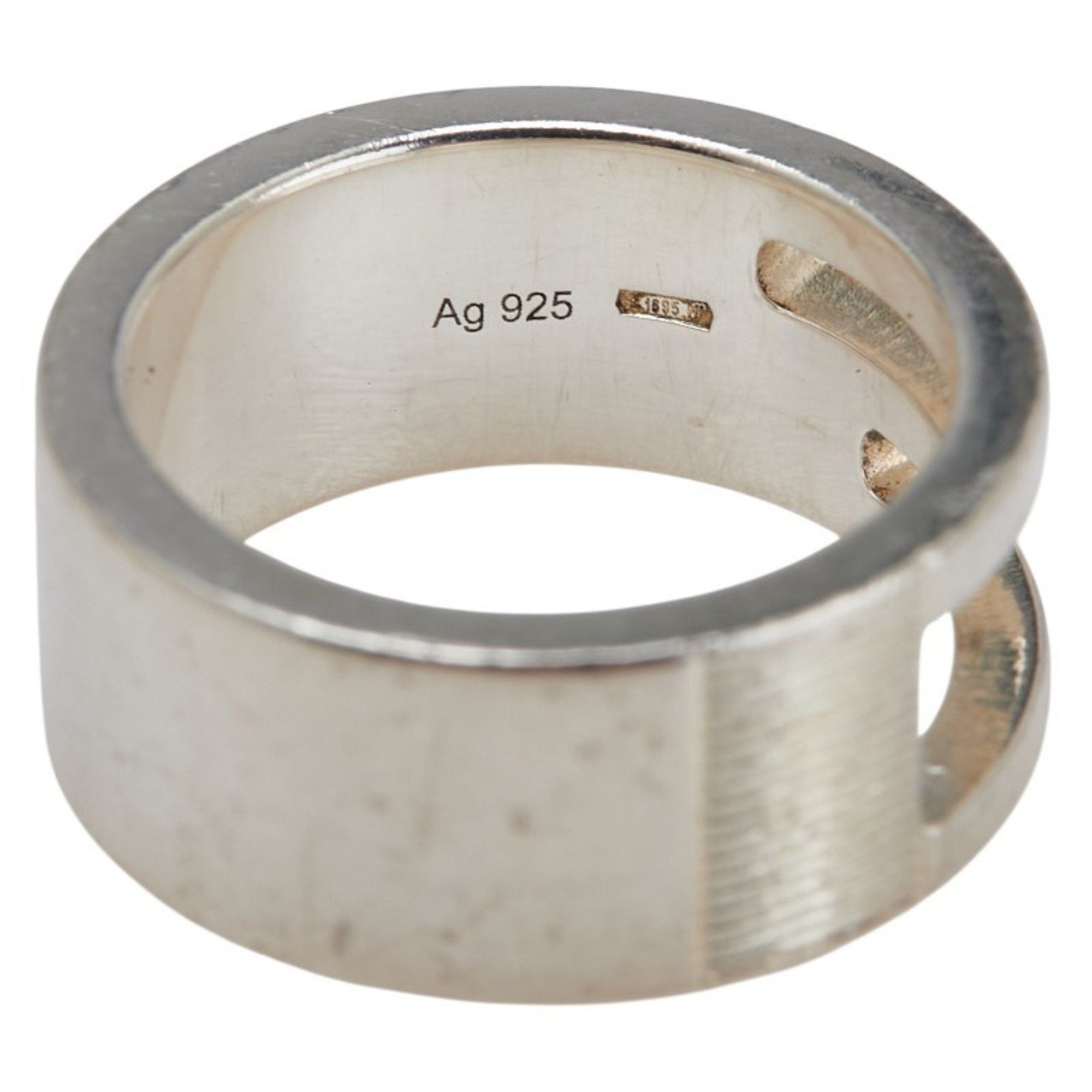 Gucci Gucci Branded G Ring #8 SV925 Silver Men's GUCCI Size ONE SIZE - 8 Thumbnail