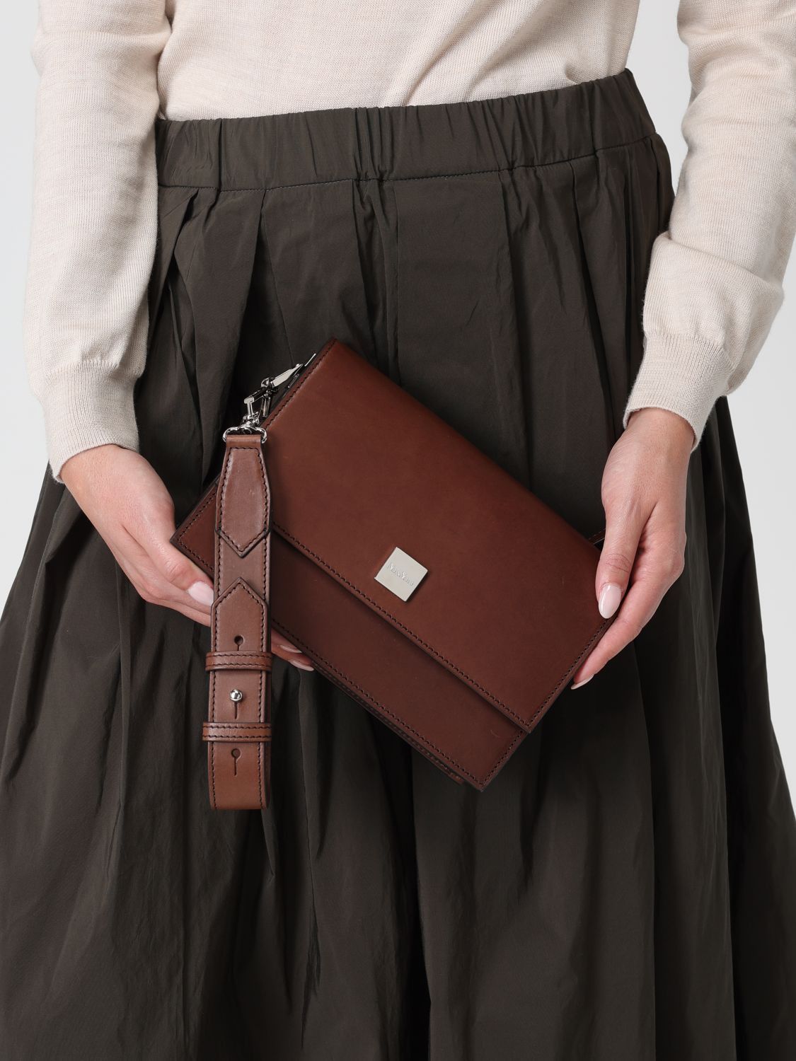 Max Mara Mini Bag Woman Walnut