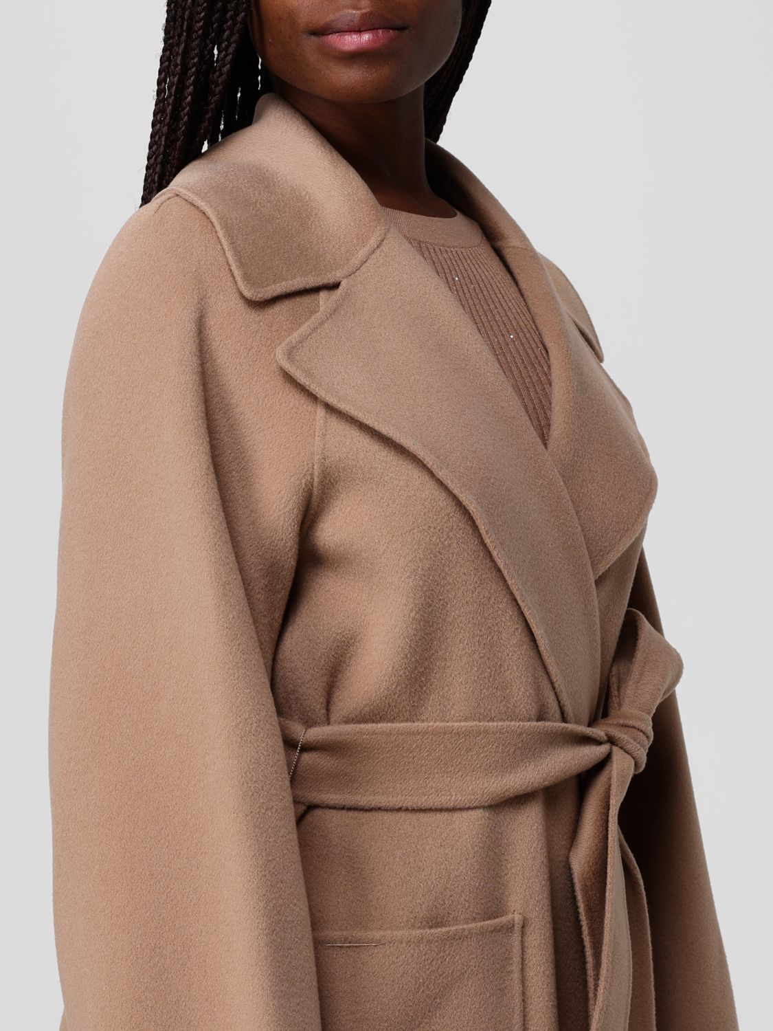 Max Mara Max Mara Trench Coat Woman Brown Size L / US 10 / IT 46 - 4 Thumbnail