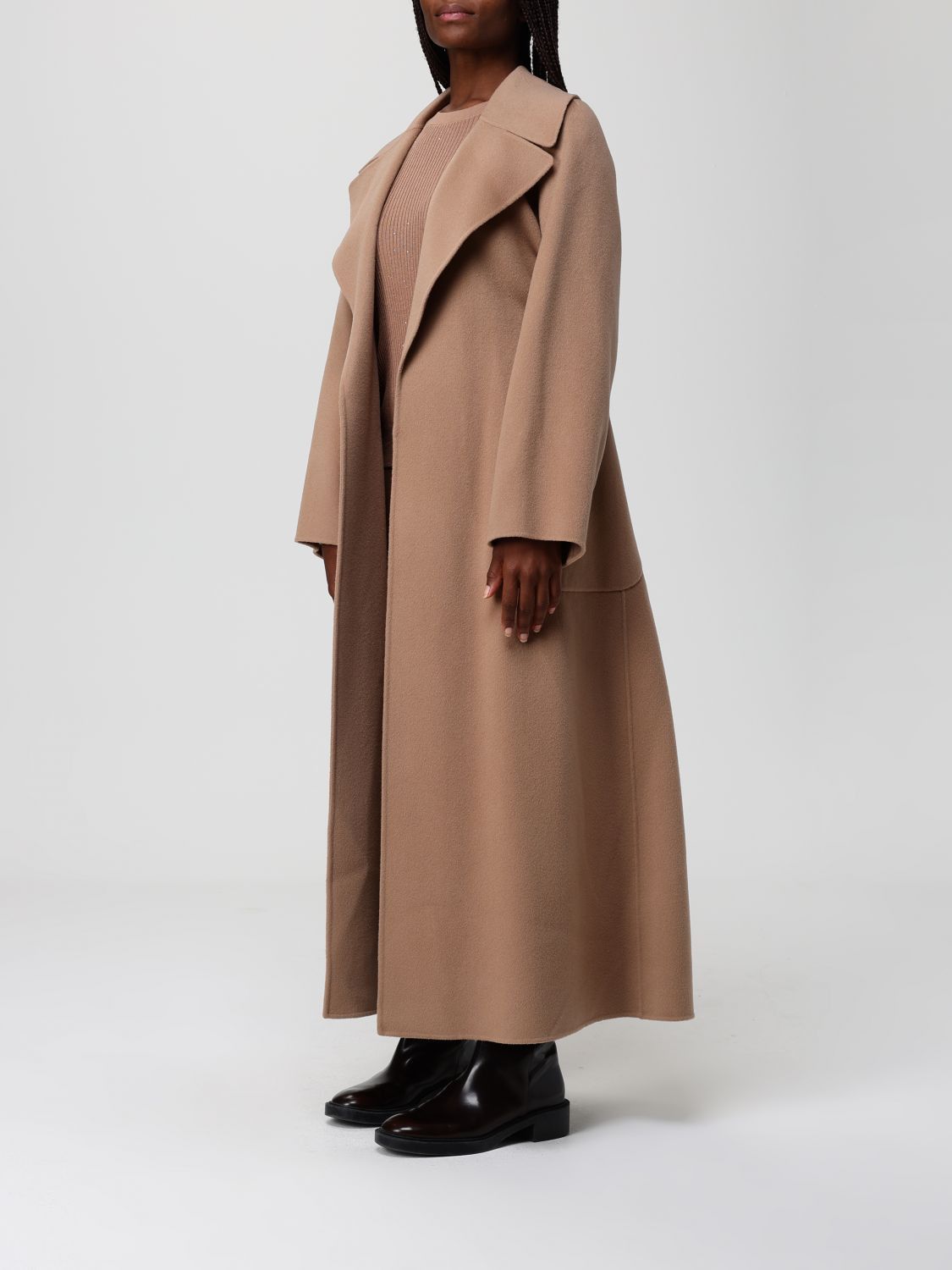 Max Mara Trench Coat Woman Brown