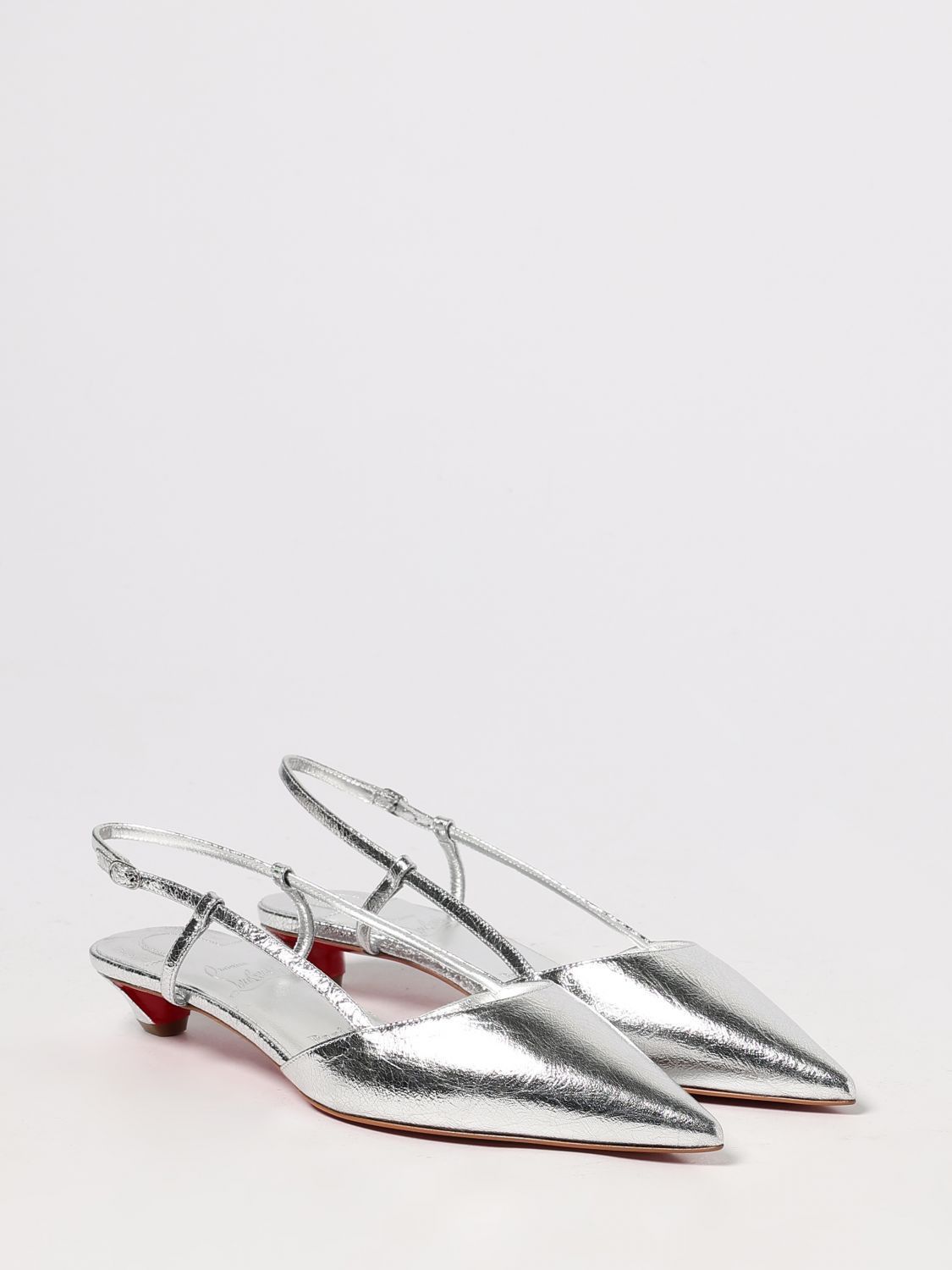 Christian Louboutin Christian Louboutin Pump Woman Silver Size US 9 / IT 39 - 2 Thumbnail