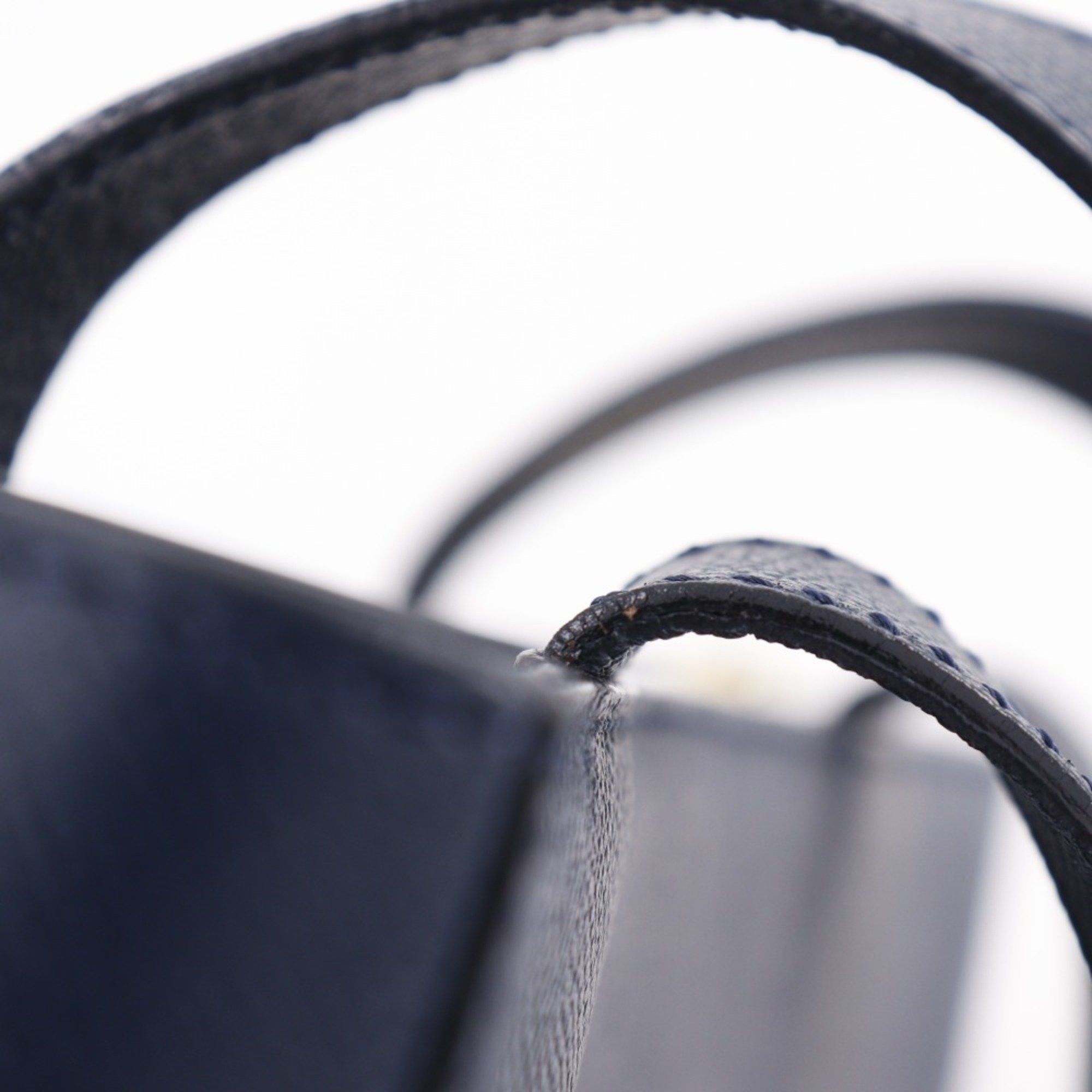 Celine Celine MC1739 Calfskin Navy Blue 2-Way A5 Shoulder Bag for Women Size ONE SIZE - 10 Thumbnail