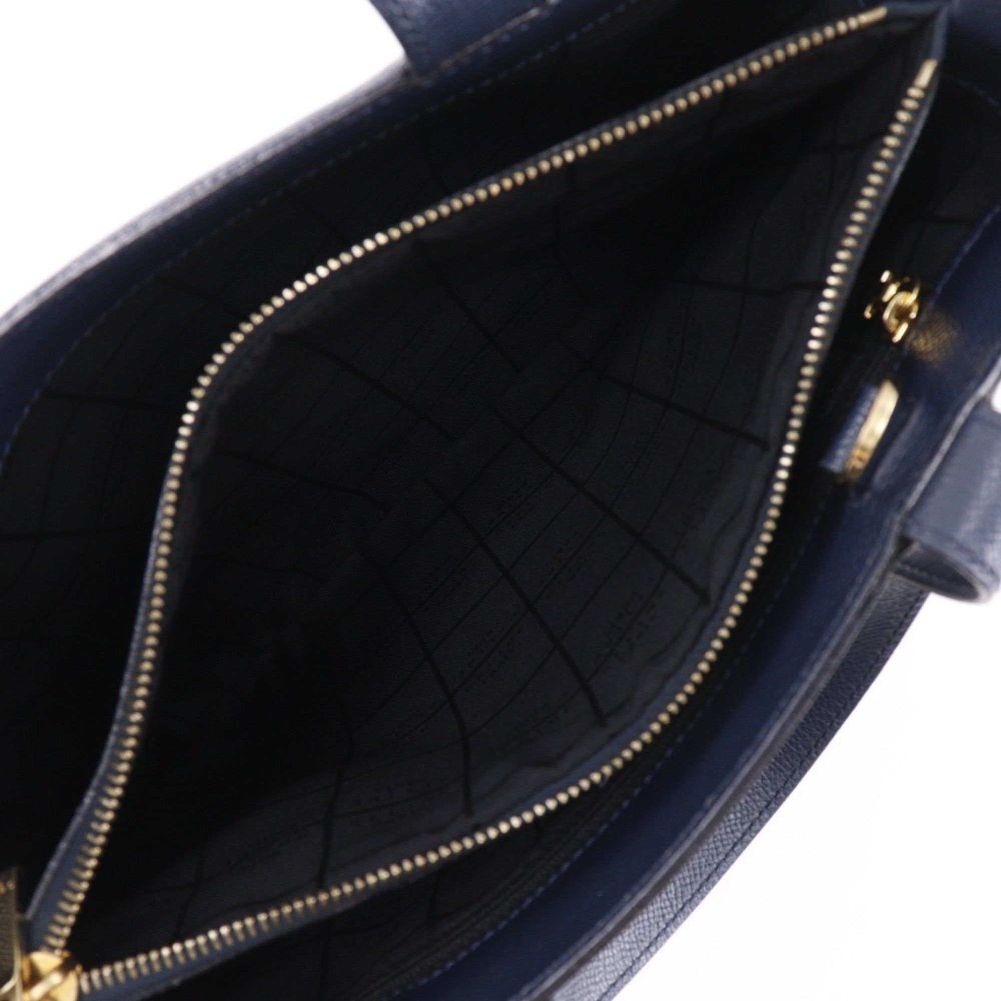 Celine Celine MC1739 Calfskin Navy Blue 2-Way A5 Shoulder Bag for Women Size ONE SIZE - 7 Thumbnail