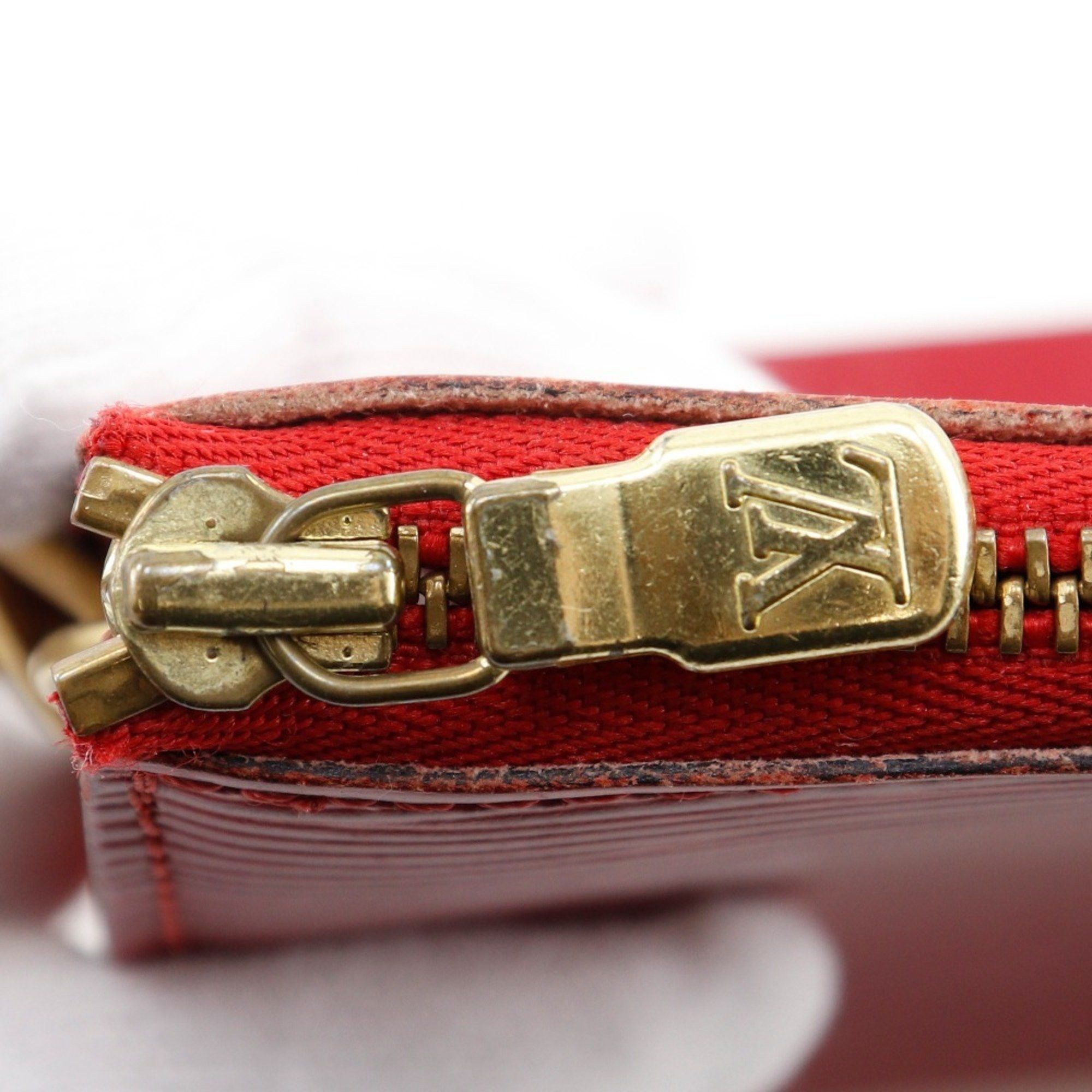 Louis Vuitton Louis Vuitton Pochette Accessoires Pouch M52947 Epi Leather Castilian Red AR0062 Women's Size ONE SIZE - 14 Thumbnail