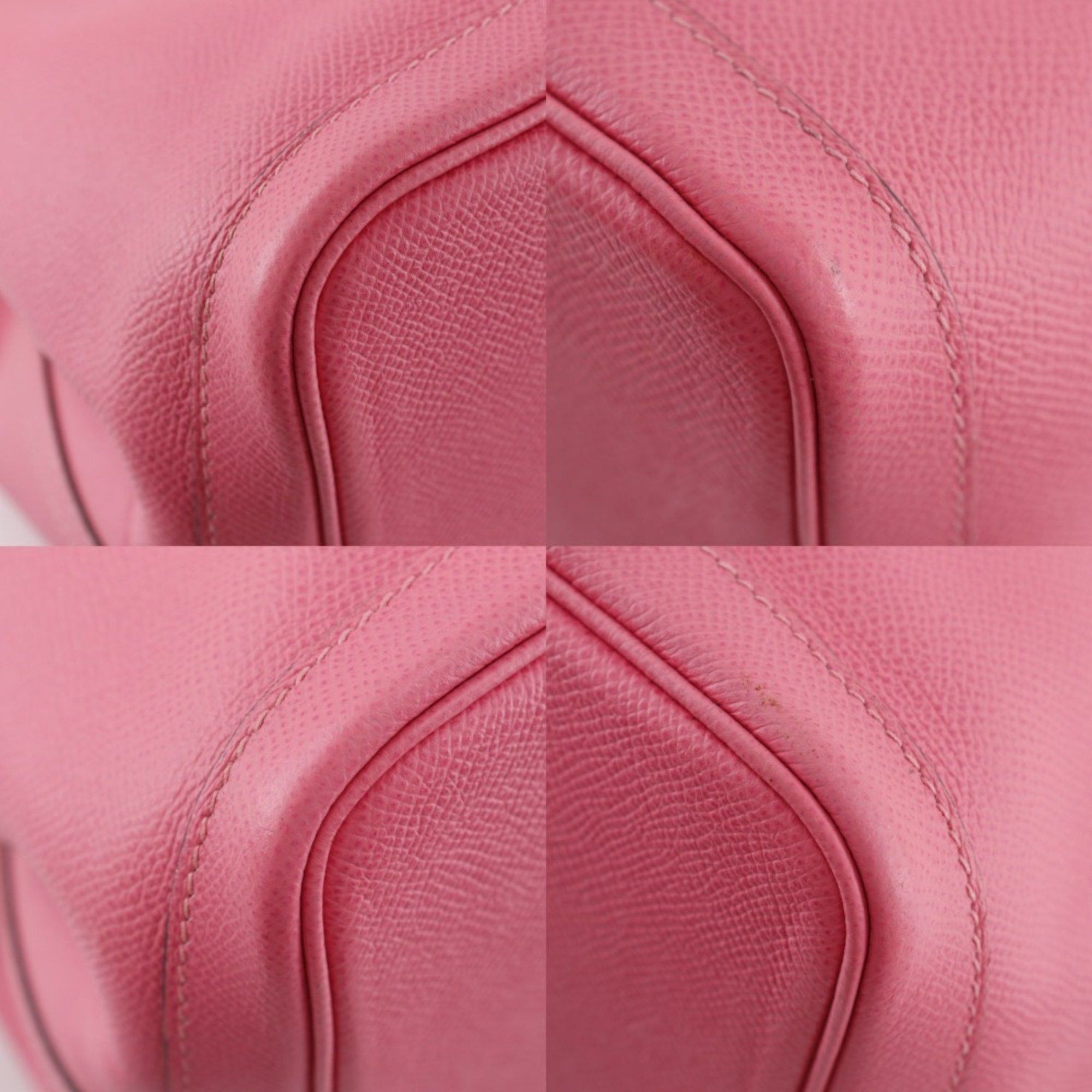 Hermes Hermès Garden PM Tote Bag, Epsom Leather, 2017, Pink, A Snap Button, Party PM, Women's