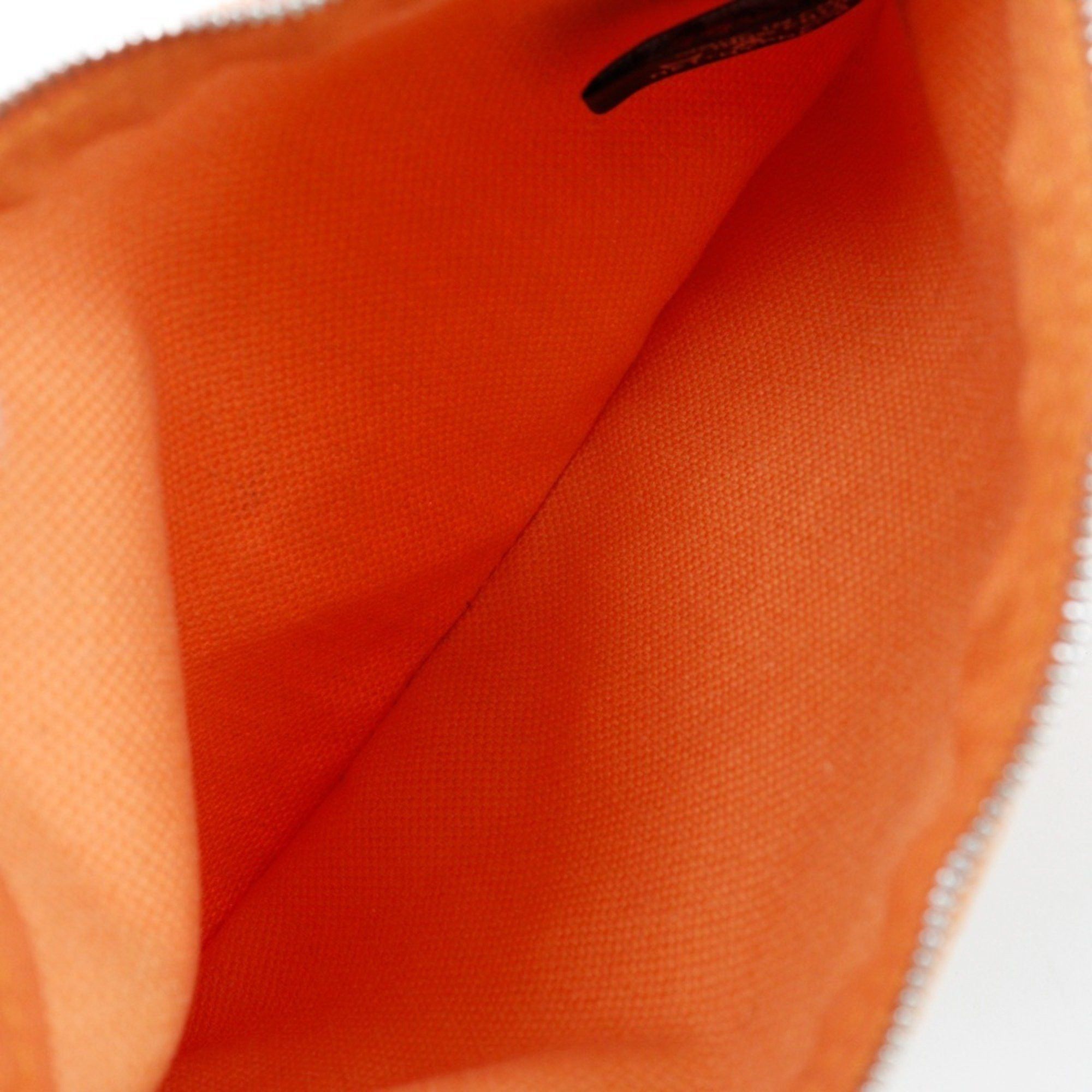 Hermes Hermes Hermès Bora PM Handbag, Canvas, Orange, Snap Buttons, Women's Size ONE SIZE - 18 Thumbnail