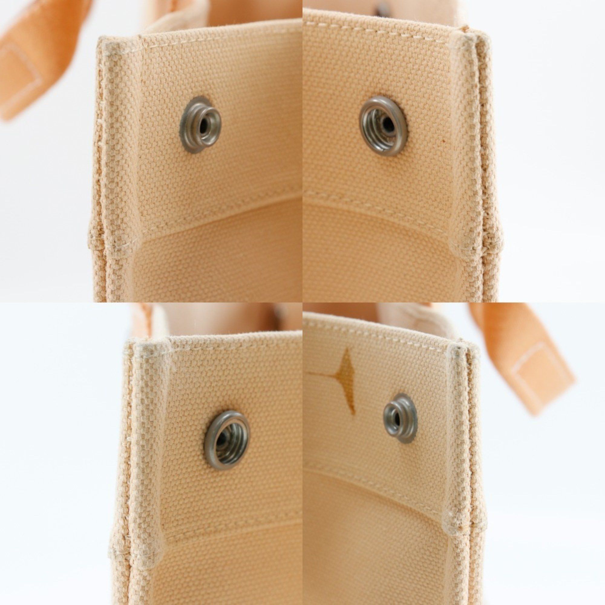 Hermes Hermes Hermès Bora PM Handbag, Canvas, Orange, Snap Buttons, Women's Size ONE SIZE - 7 Thumbnail
