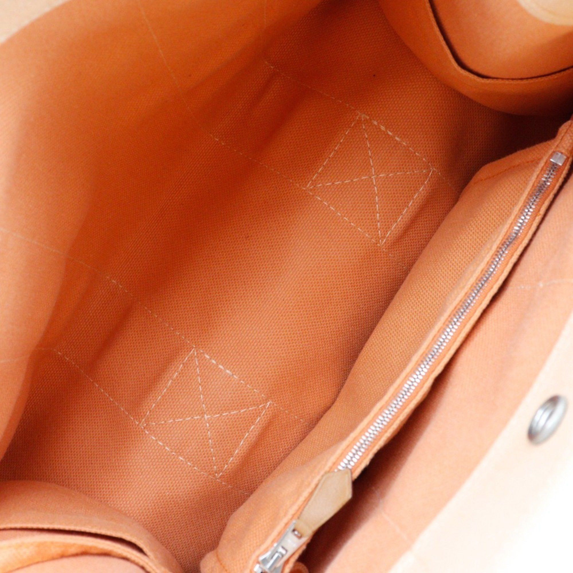 Hermes Hermes Hermès Bora PM Handbag, Canvas, Orange, Snap Buttons, Women's Size ONE SIZE - 6 Thumbnail