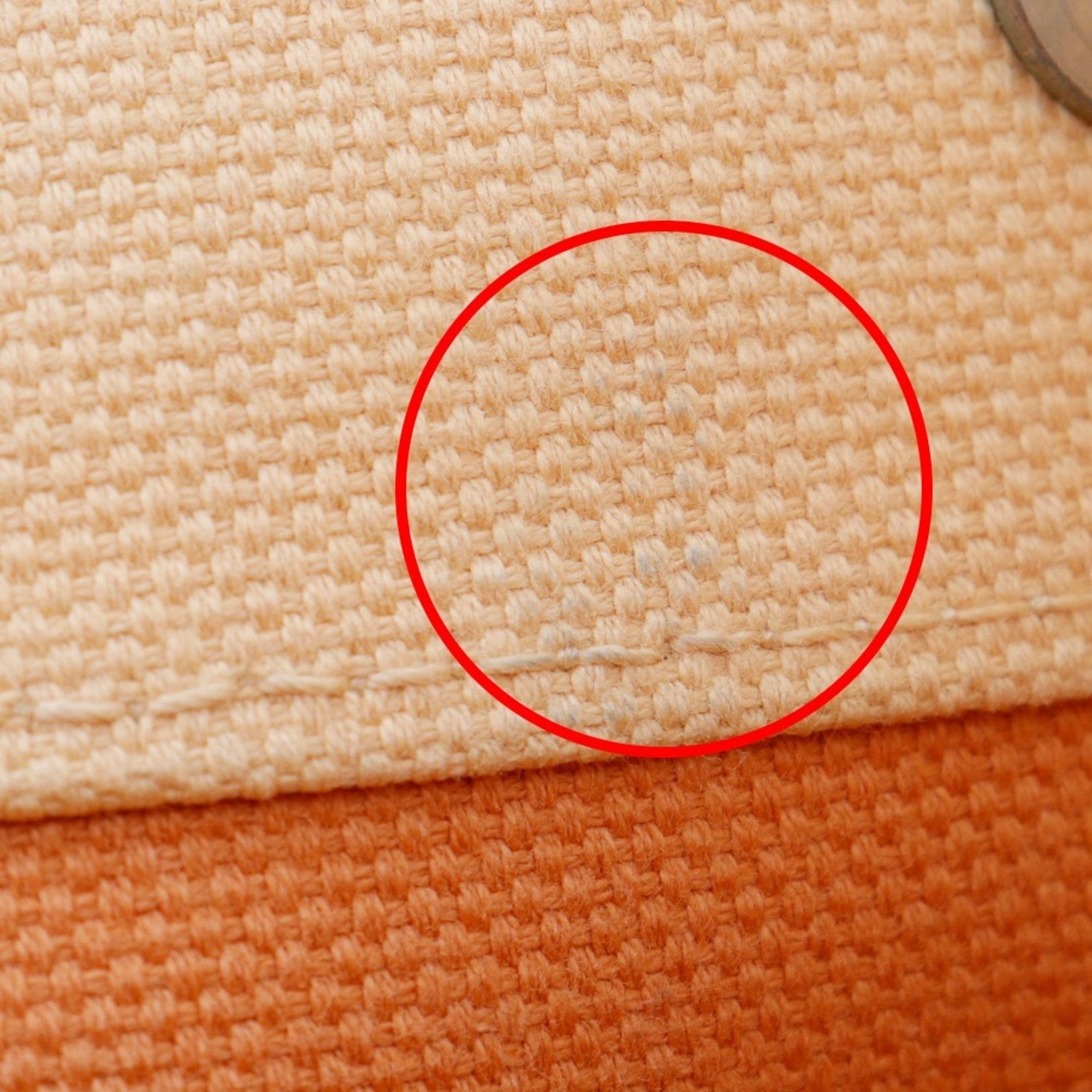 Hermes Hermes Hermès Bora PM Handbag, Canvas, Orange, Snap Buttons, Women's Size ONE SIZE - 11 Thumbnail
