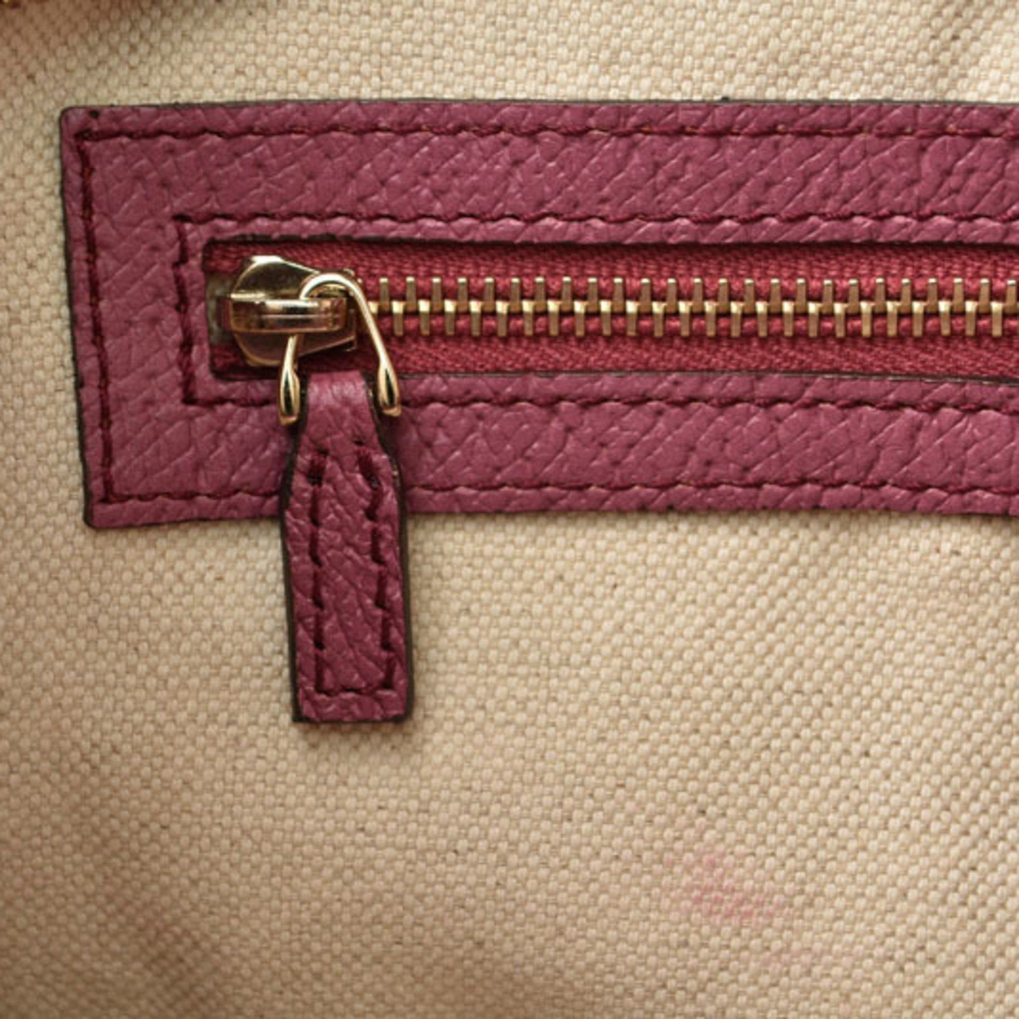 Gucci Gucci 2-way handbag/shoulder bag in GG canvas, beige and pink, 353121 Size ONE SIZE - 12 Thumbnail