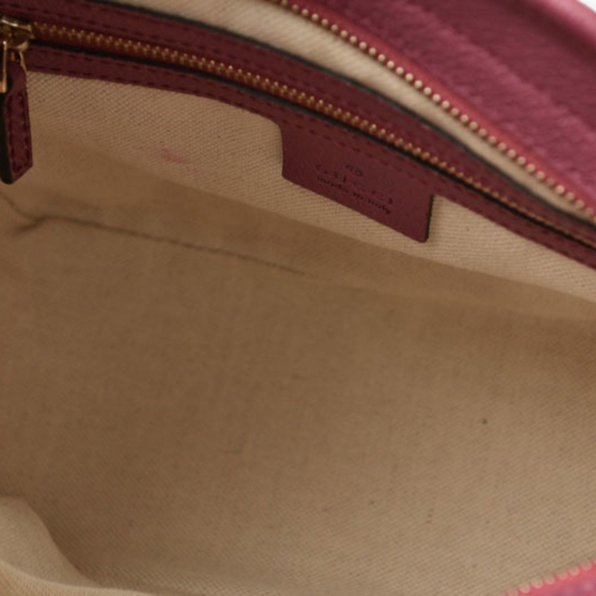 Gucci Gucci 2-way handbag/shoulder bag in GG canvas, beige and pink, 353121 Size ONE SIZE - 10 Thumbnail