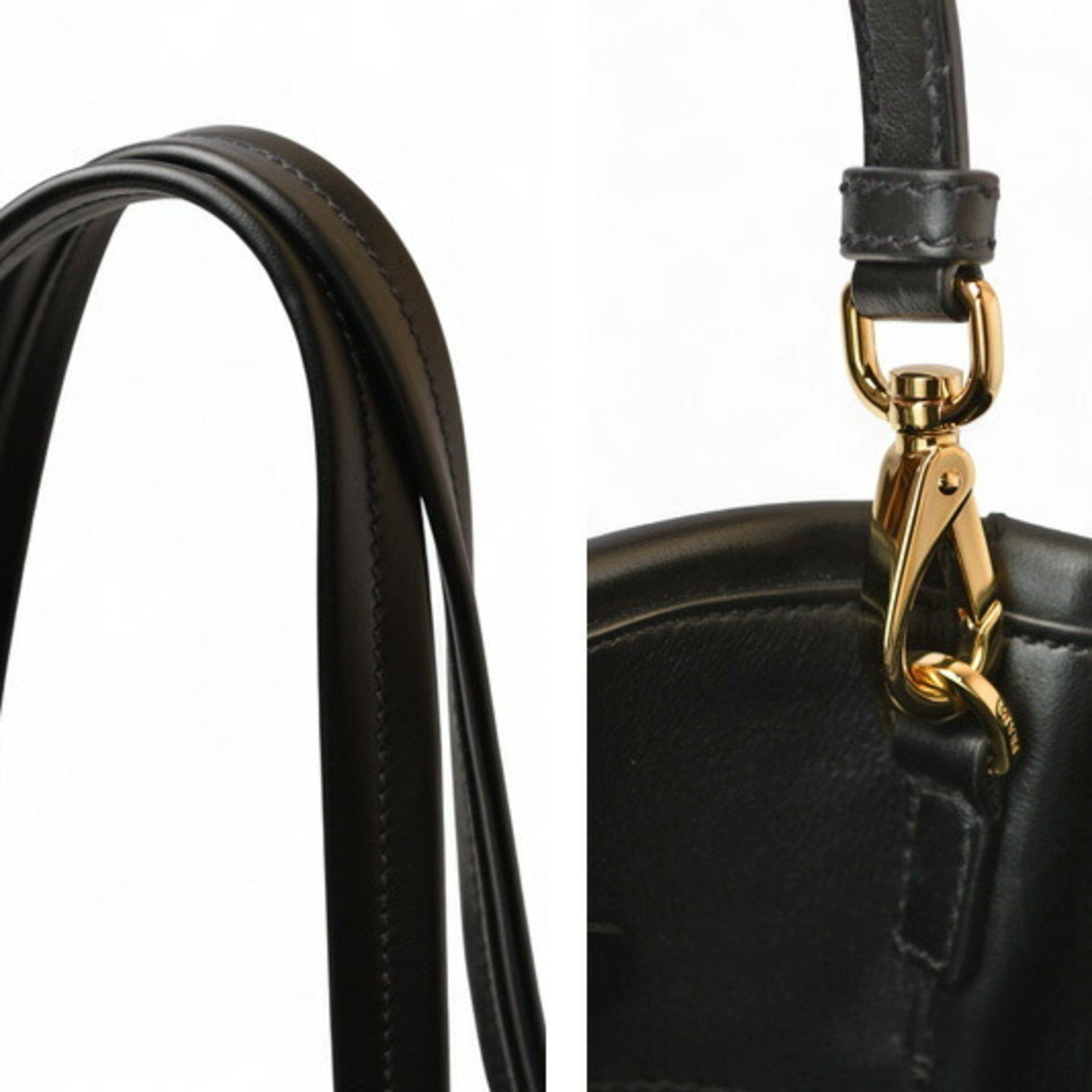 Prada Prada 2-way tote/shoulder bag, 1BG507, in soft calf leather with strap. Size ONE SIZE - 4 Thumbnail
