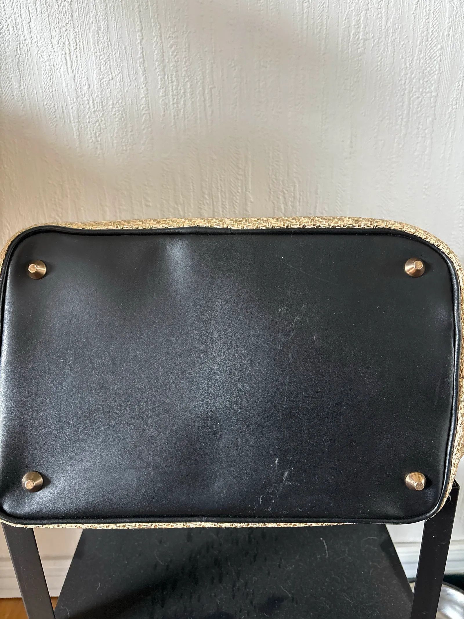 Versace Versace Versace Parfums Gold Tote Bag Bucket Bag Size ONE SIZE - 6 Thumbnail