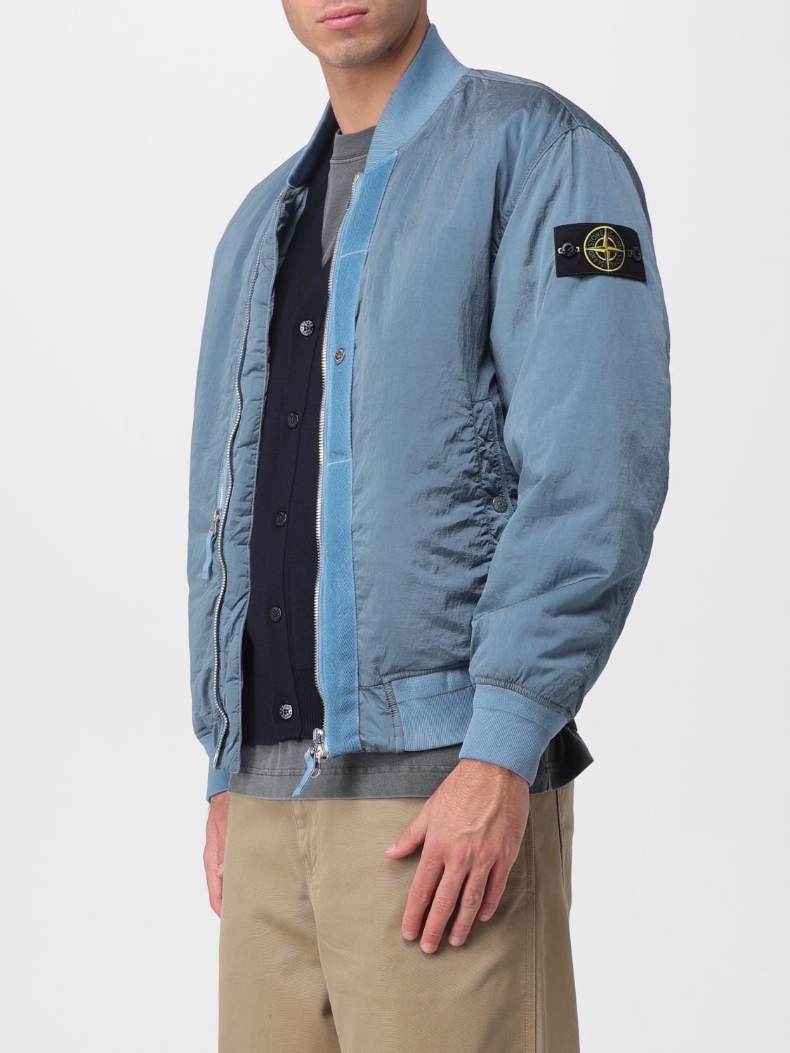 Stone Island Stone Island Jacket Men Gnawed Blue Size US S / EU 44-46 / 1 - 4 Thumbnail