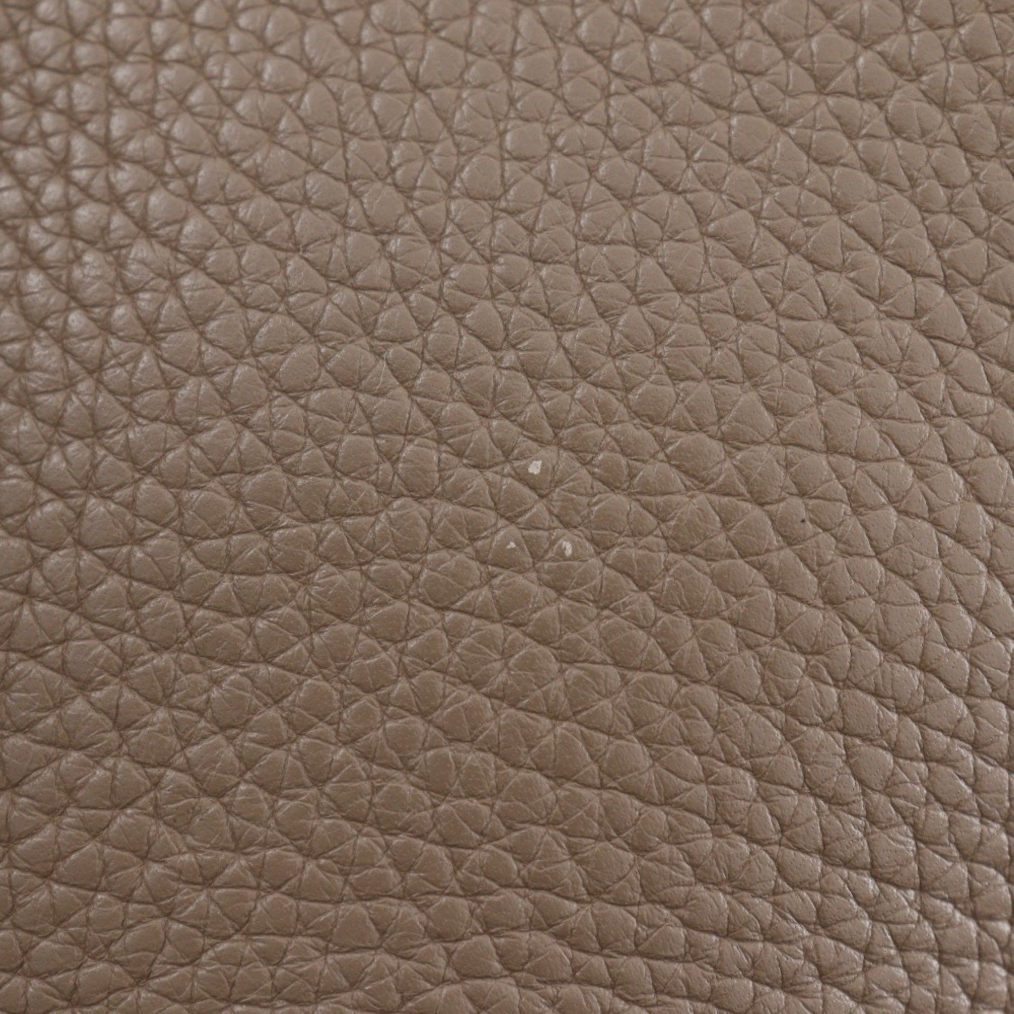 Hermes Hermes Hermès Picotin MM Handbag in Taurillon Clemence Etoupe Leather, 2005, with Belt Clasp, Women's Size ONE SIZE - 9 Thumbnail