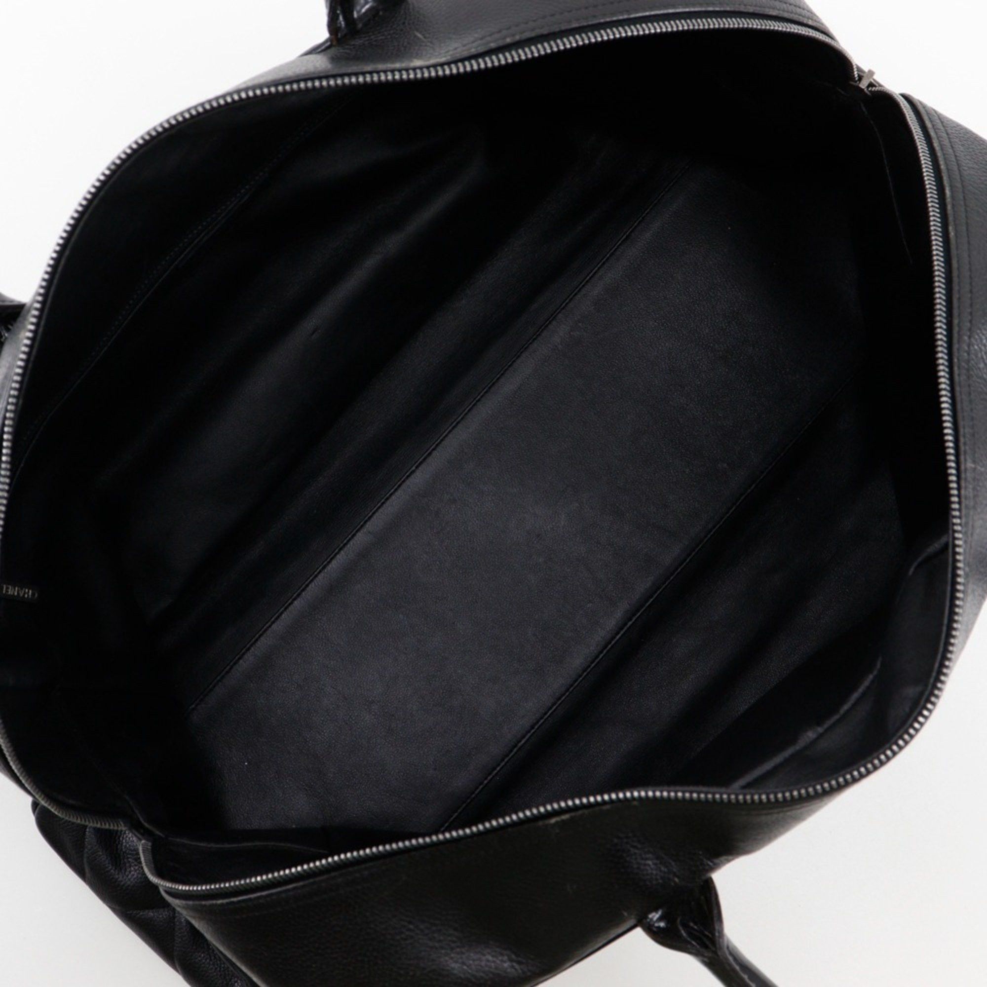 Chanel CHANEL Matelasse Boston Bag, Caviar Leather and Enamel, Black, Women's Size ONE SIZE - 6 Thumbnail