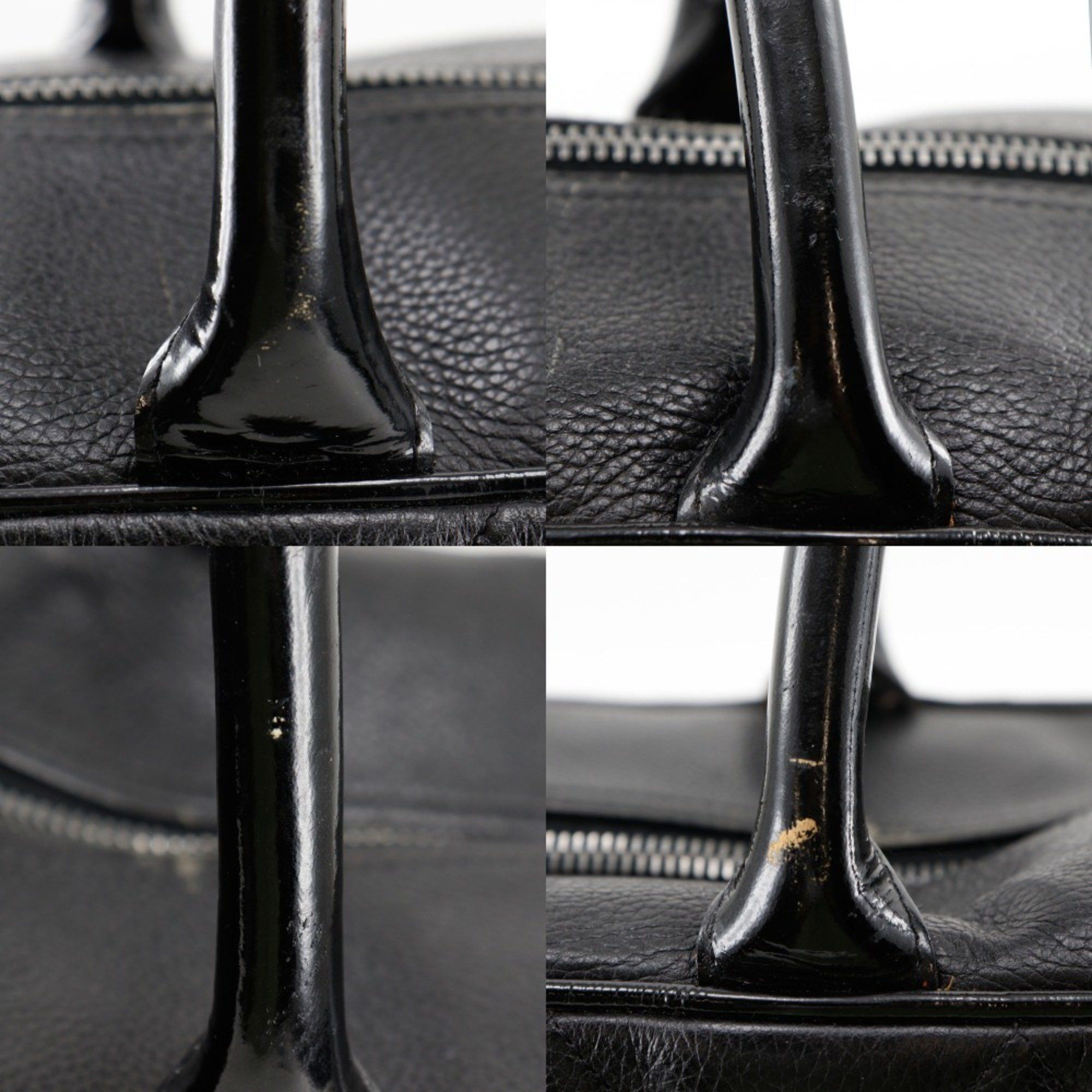 Chanel CHANEL Matelasse Boston Bag, Caviar Leather and Enamel, Black, Women's Size ONE SIZE - 15 Thumbnail